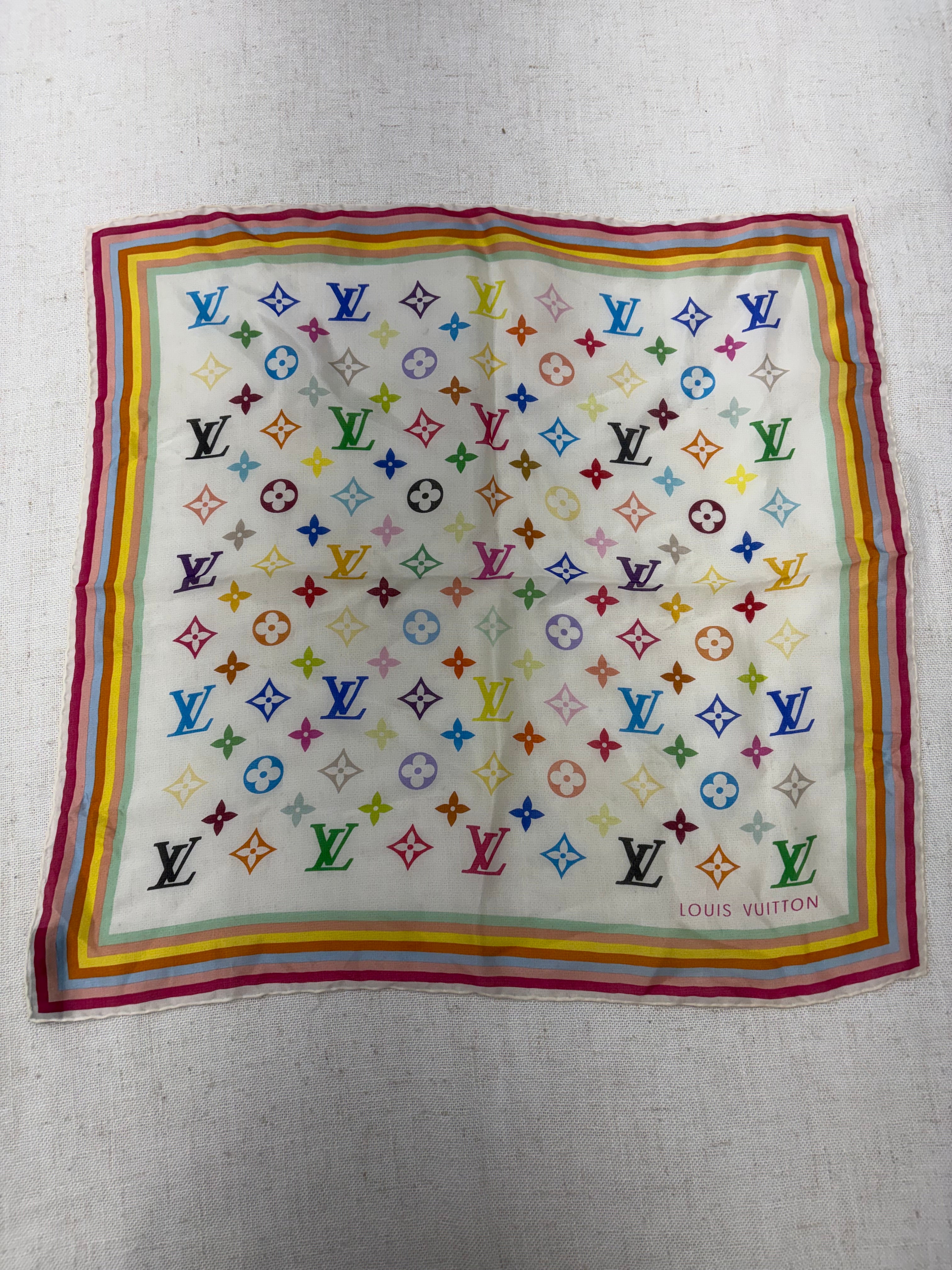 Louis Vuitton Monogram Multicolor Square Scarf