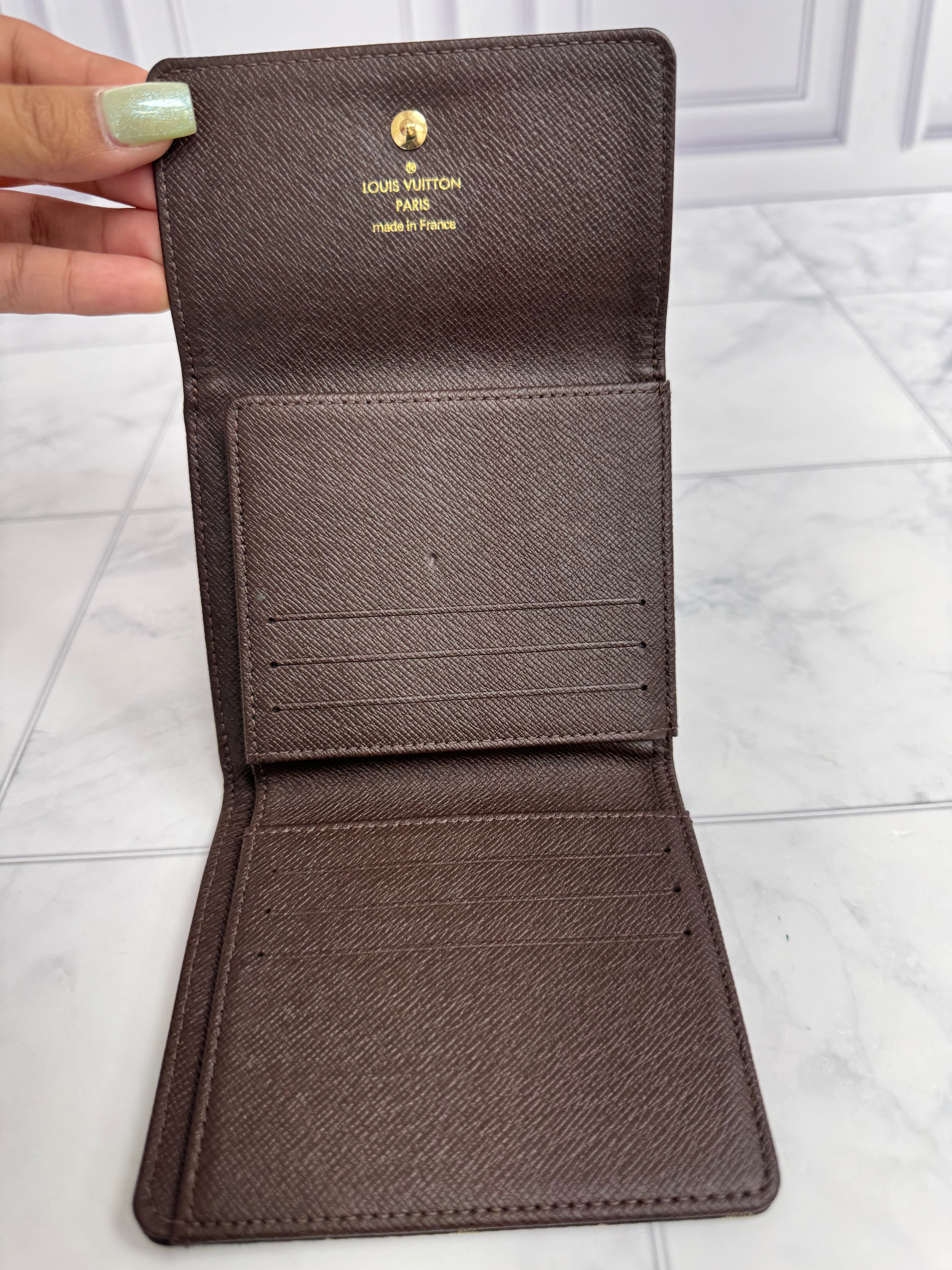 Louis Vuitton Mini Lin Monogram Elise Wallet