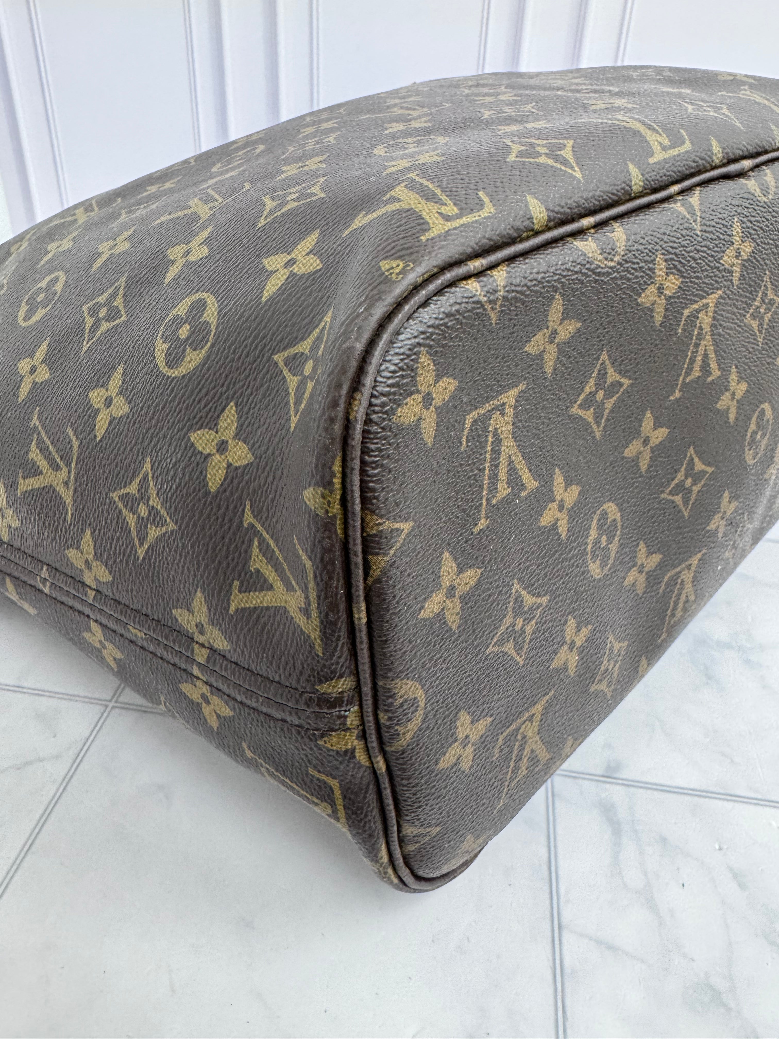 Louis Vuitton Monogram Turquoise V Neverfull MM