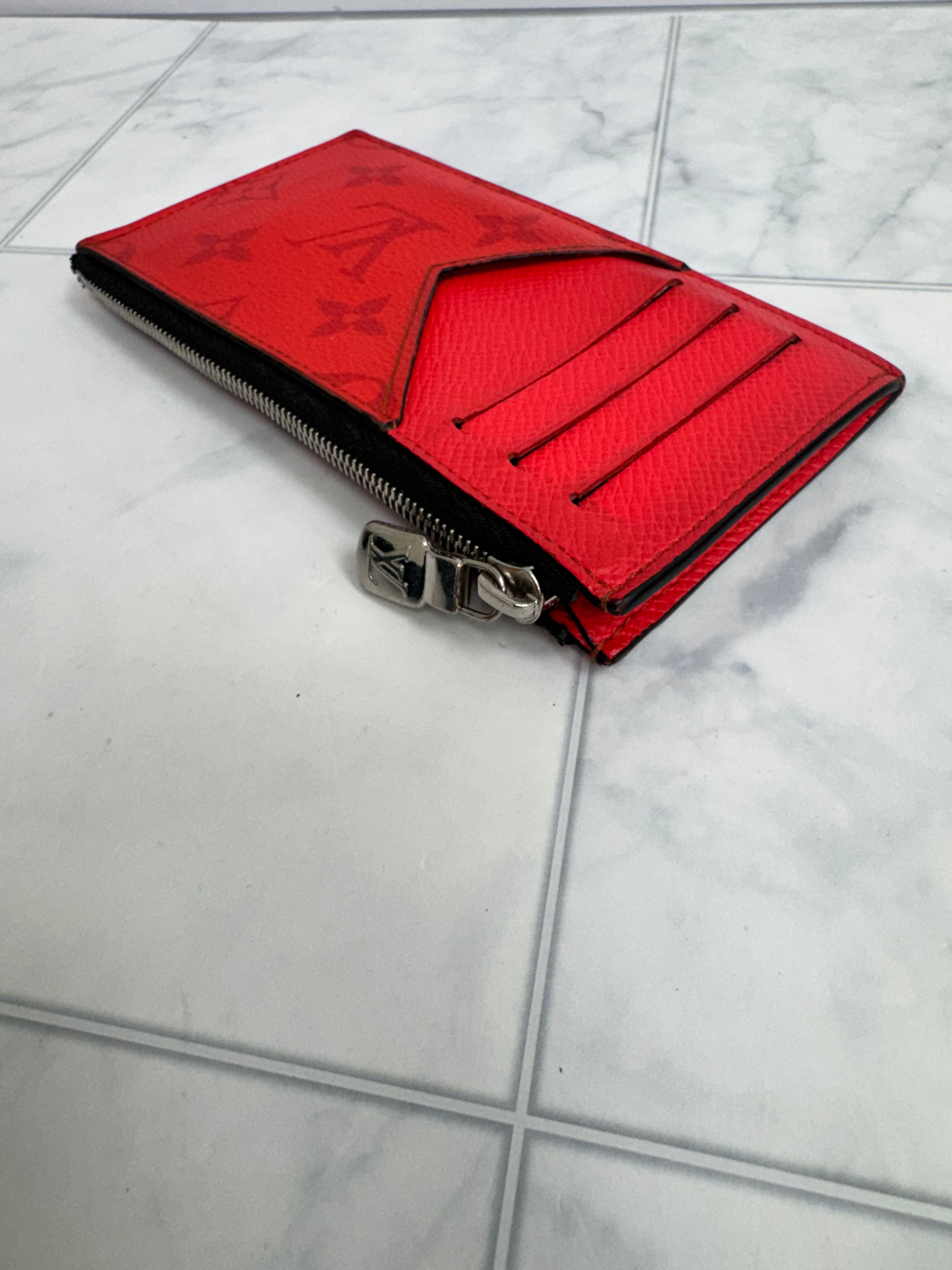 Louis Vuitton Red Monogram Card Holder