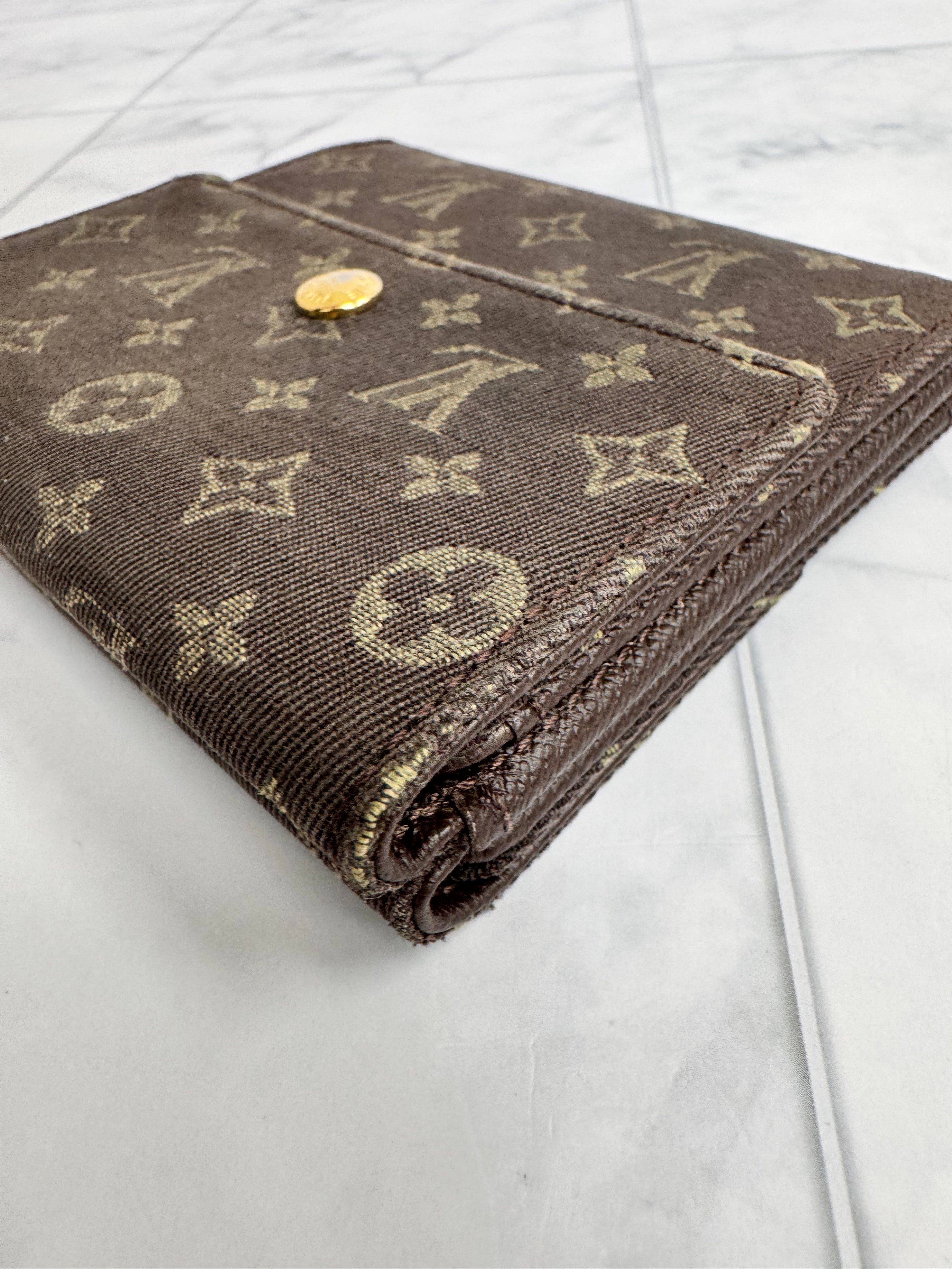 Louis Vuitton Mini Lin Monogram Elise Wallet