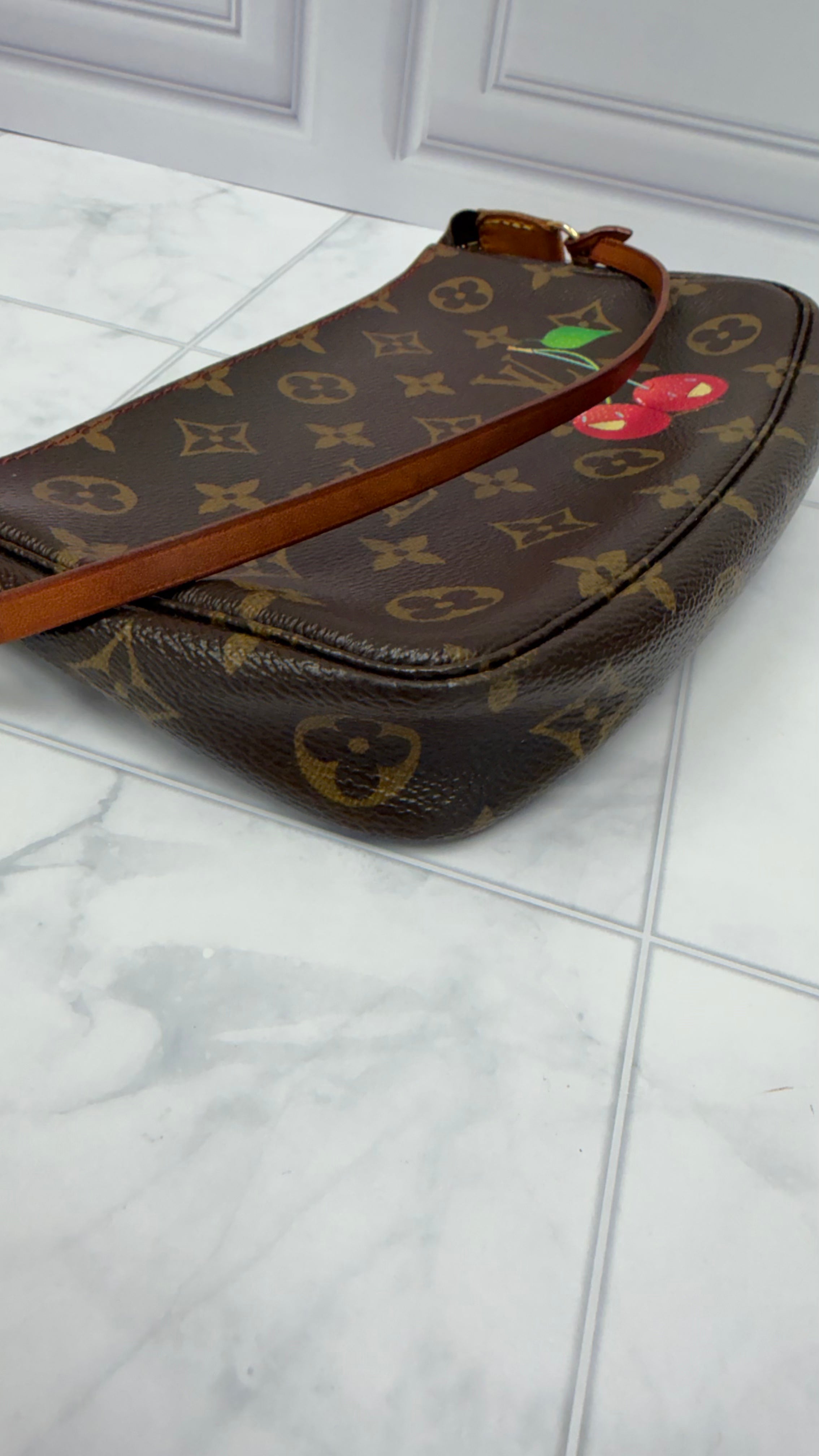 *DONS DROP* Louis Vuitton Monogram Cherries Pochette Accessories