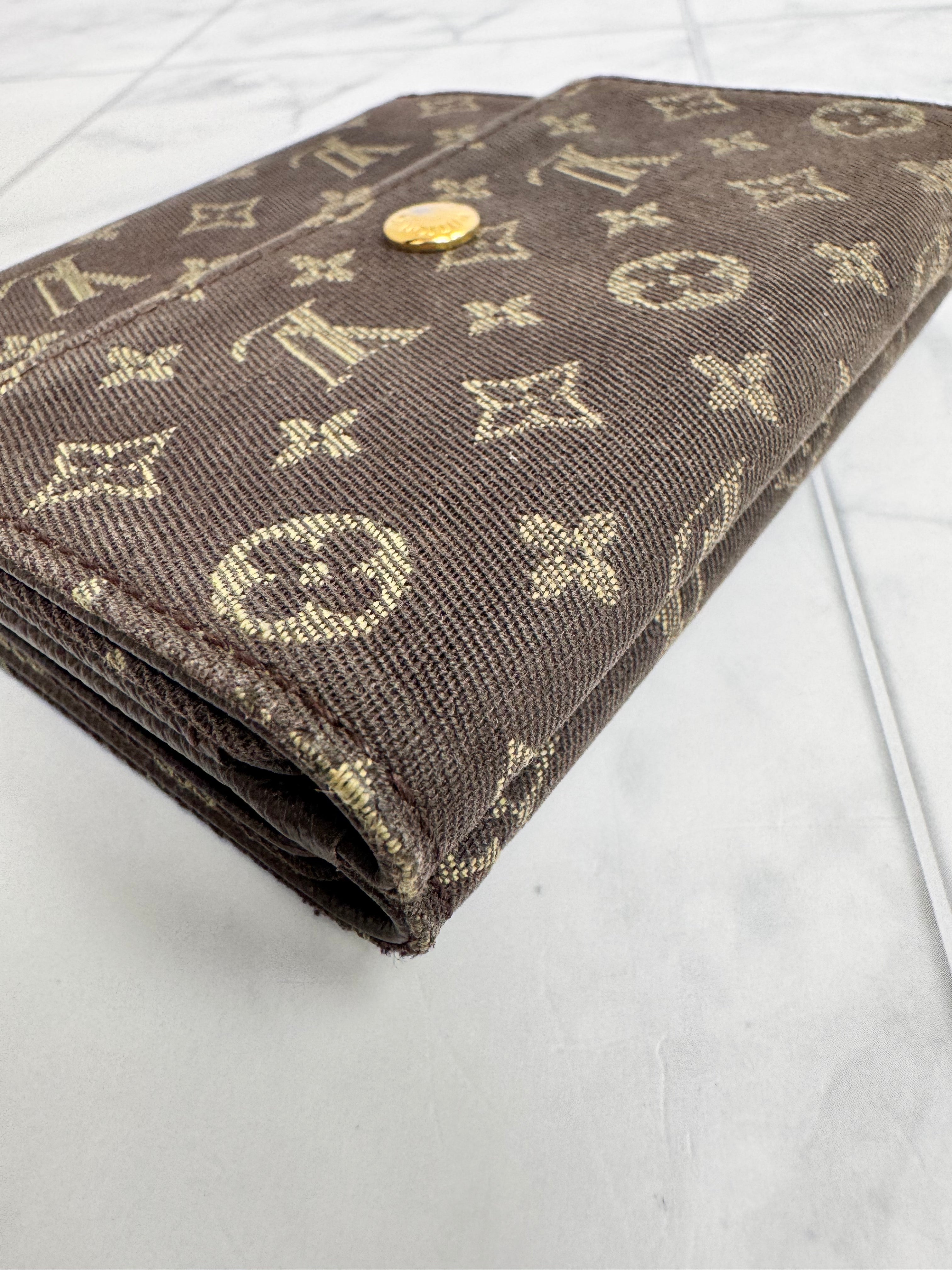 Louis Vuitton Mini Lin Monogram Elise Wallet