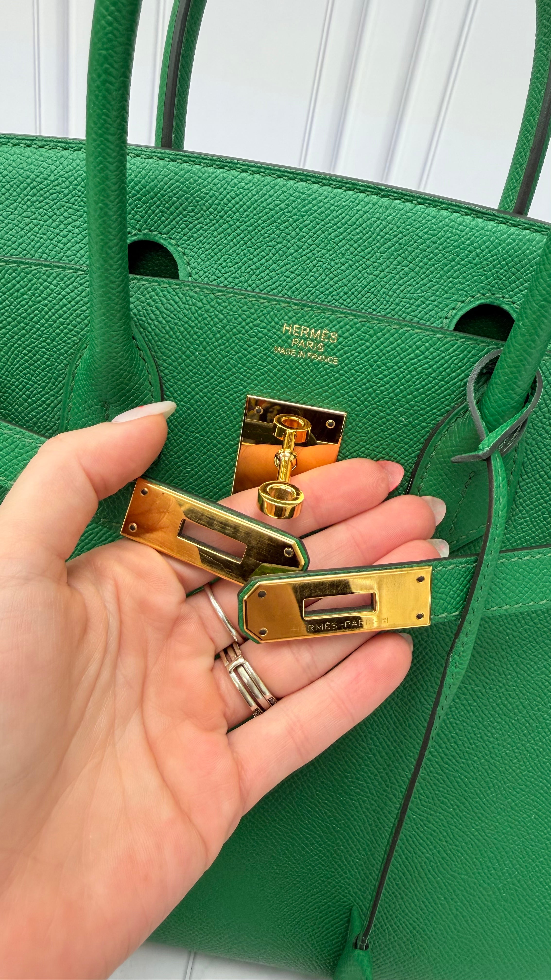 *DONS DROP* Hermes Vert Vertigo Epsom Leather Birkin 30