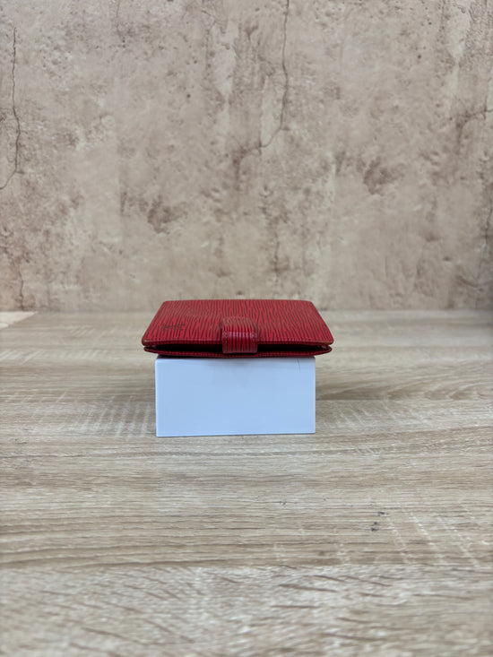 Louis Vuitton Red Epi Leather Compact Wallet