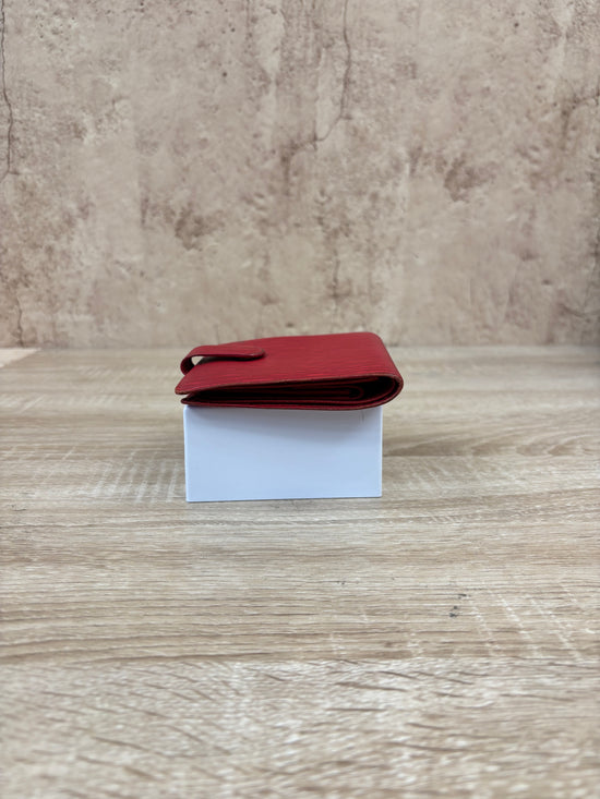 Louis Vuitton Red Epi Leather Compact Wallet