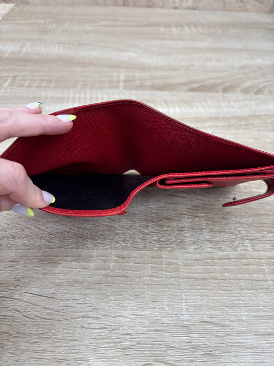 Louis Vuitton Red Epi Leather Compact Wallet