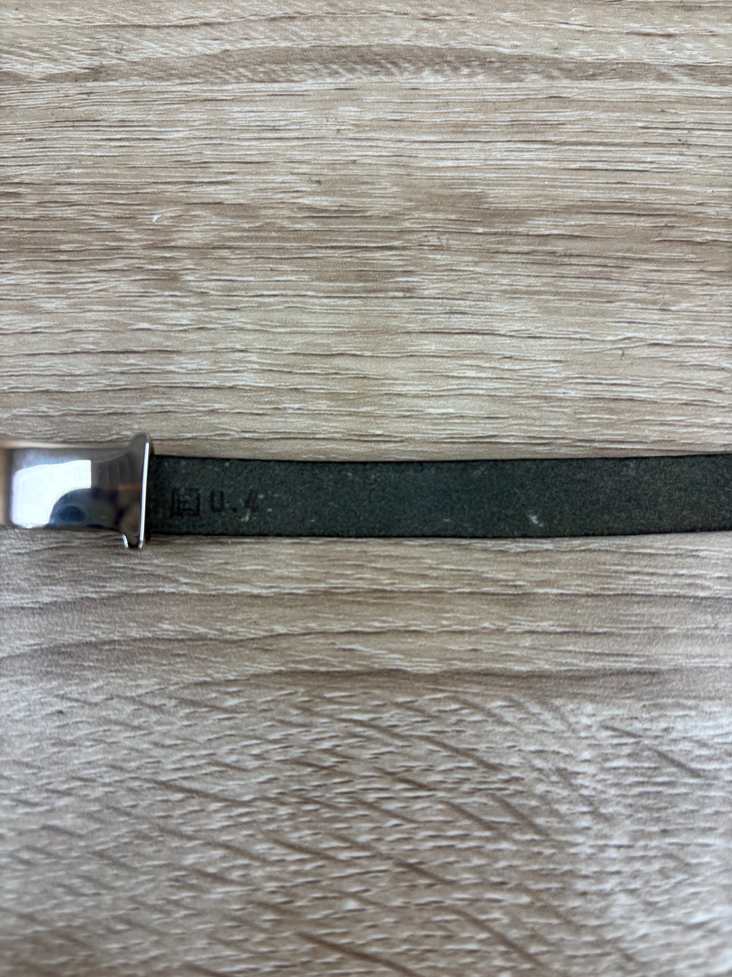 Hermes Black Leather Multi Wrap Bracelet