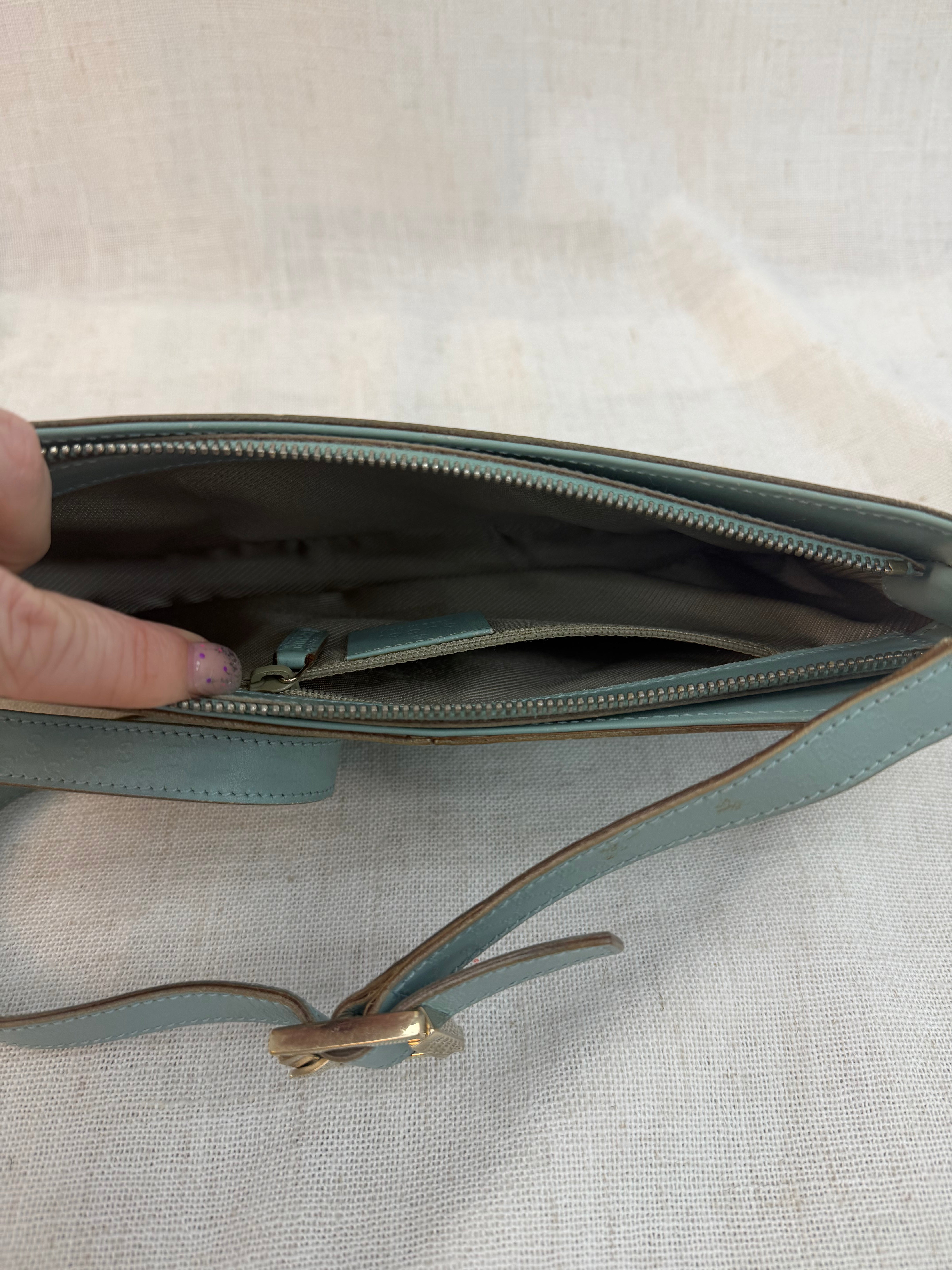 Gucci Powder Blue Vintage Shoulder Bag