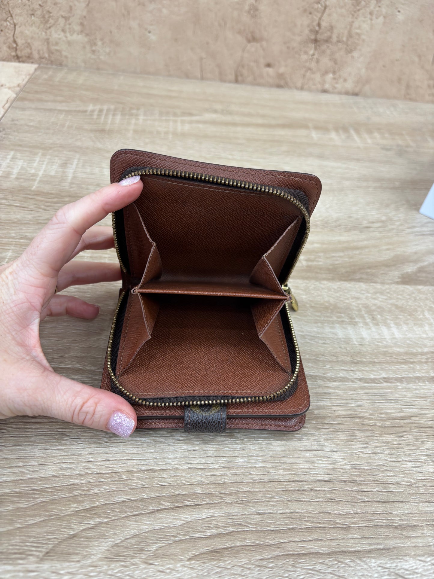 Louis Vuitton Monogram Compact Zip Wallet