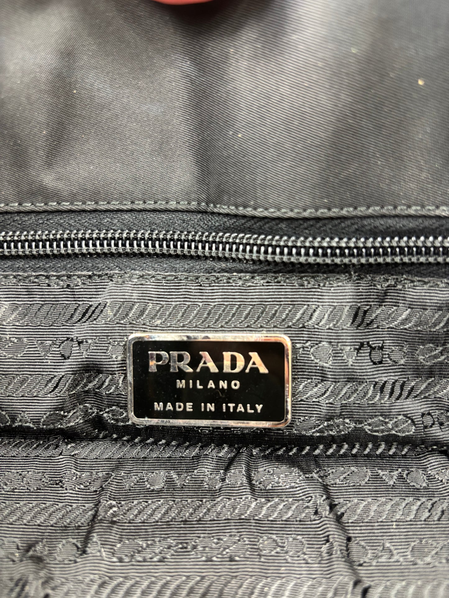 Prada Black Nylon Tote