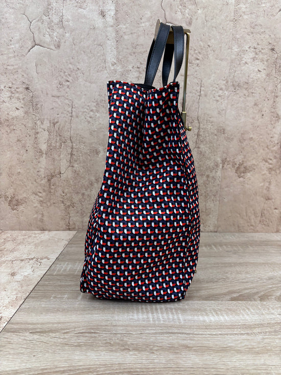 Prada Multicolor Tessuto Stampato Tote