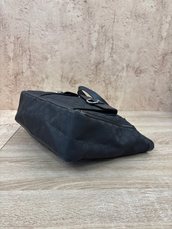 Gucci Black Canvas Abby Tote Bag