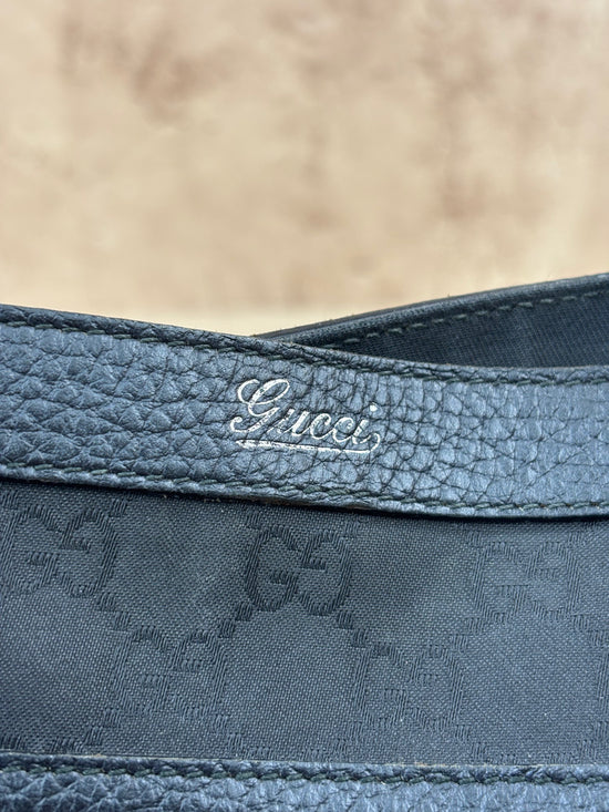 Gucci Black Canvas Abby Tote Bag