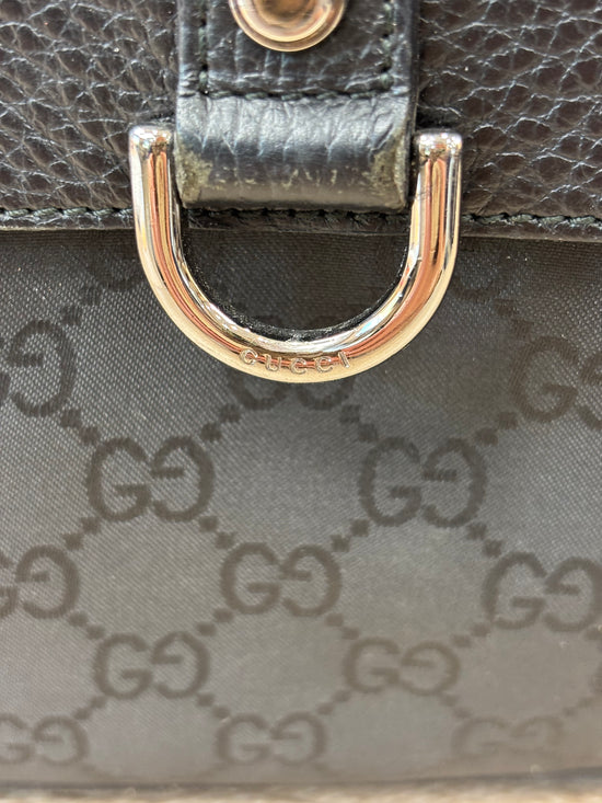 Gucci Black Canvas Abby Tote Bag