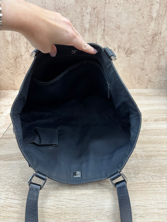 Gucci Black Canvas Abby Tote Bag