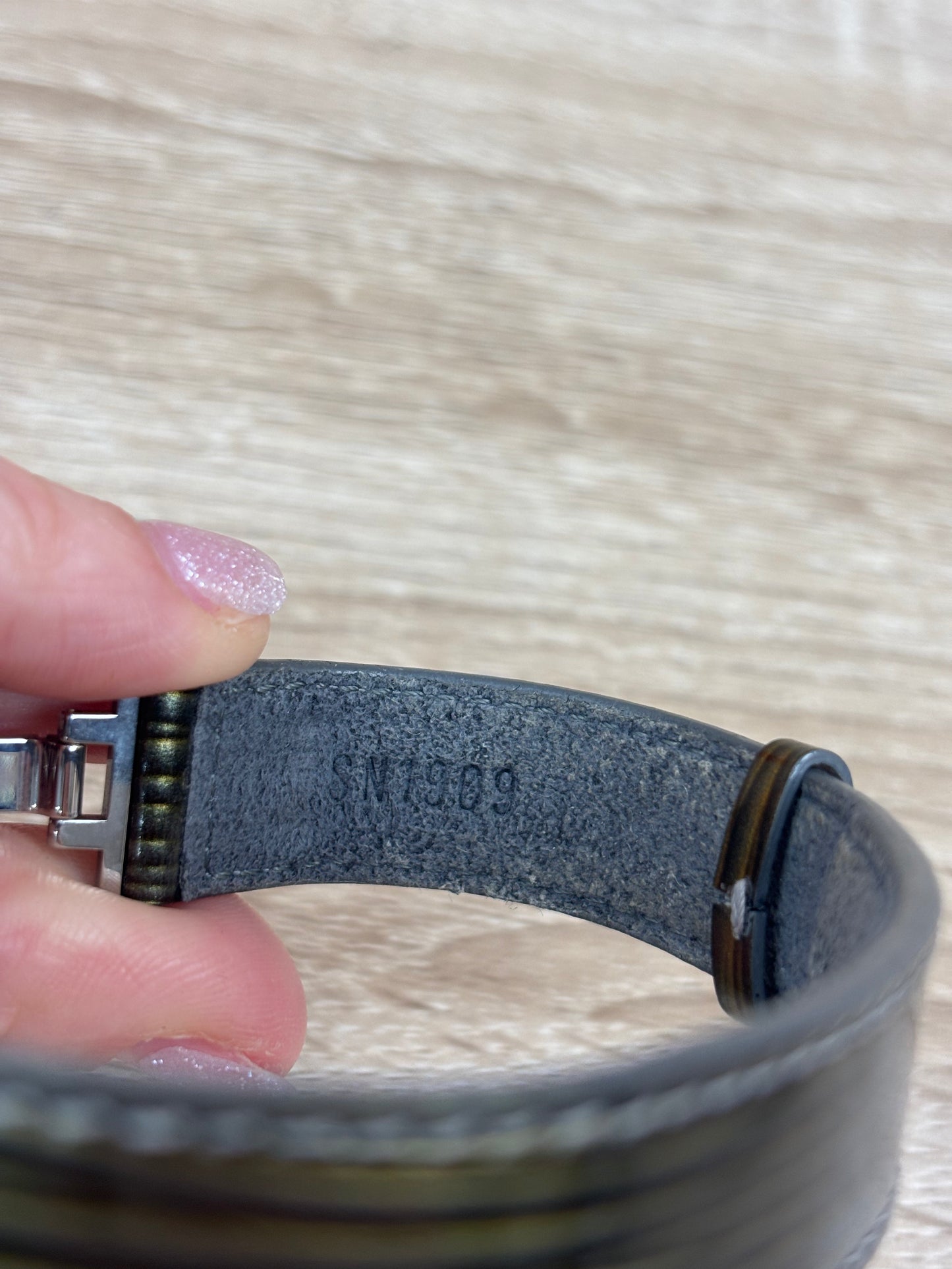 Louis Vuitton Green Vernis Leather Bracelet
