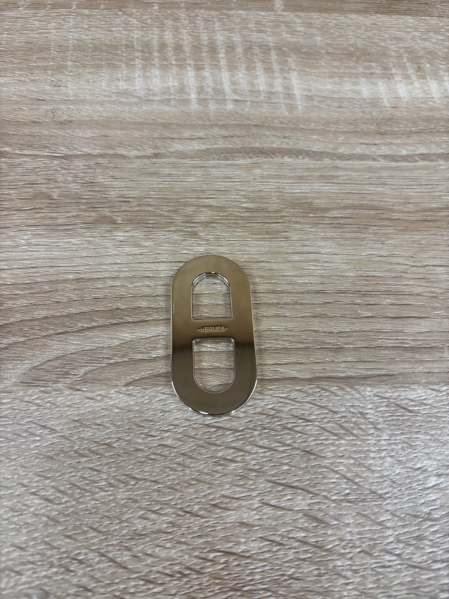 Hermes Silver Scarf Ring