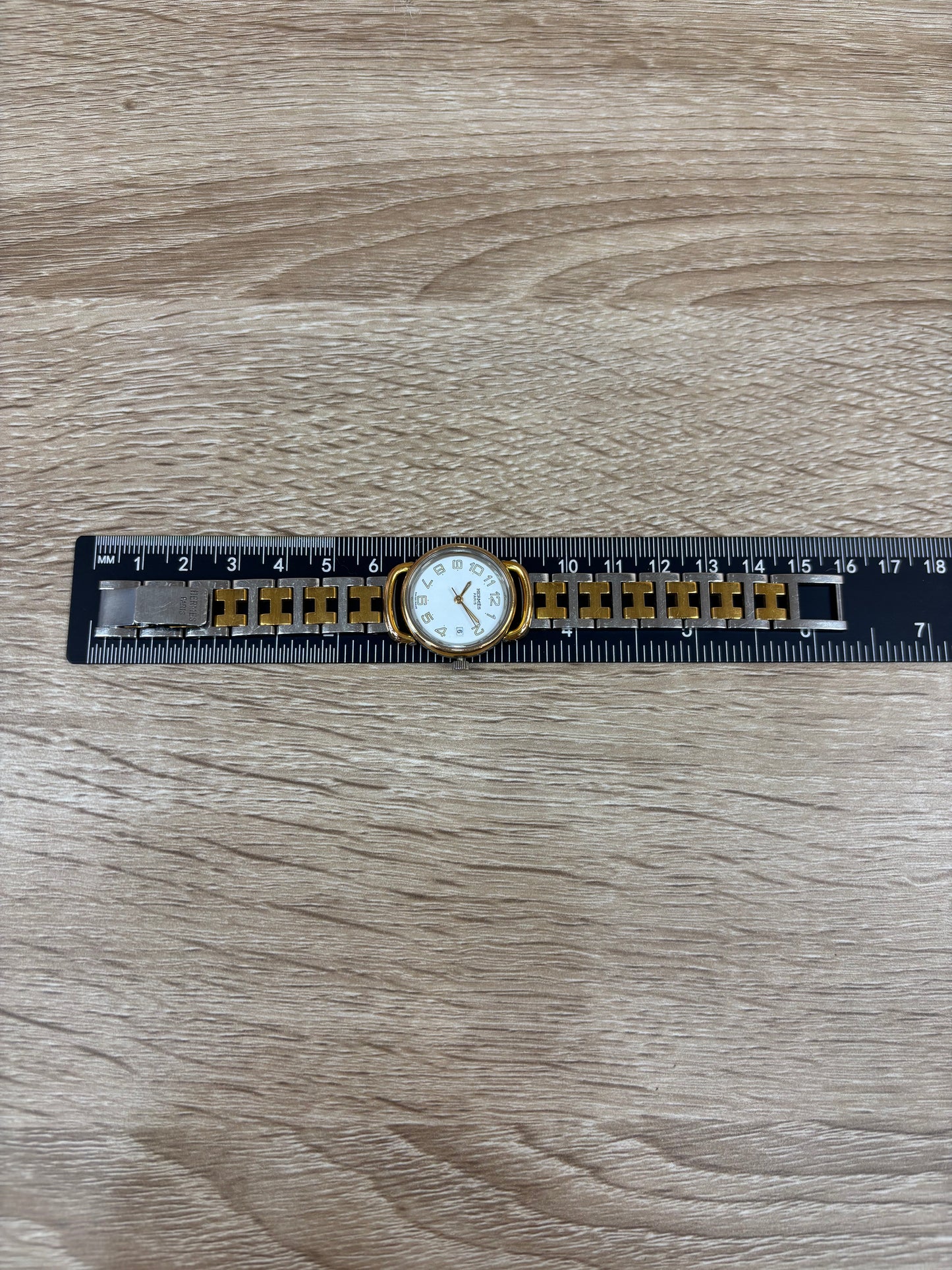 Hermes Gold And Silver Watch