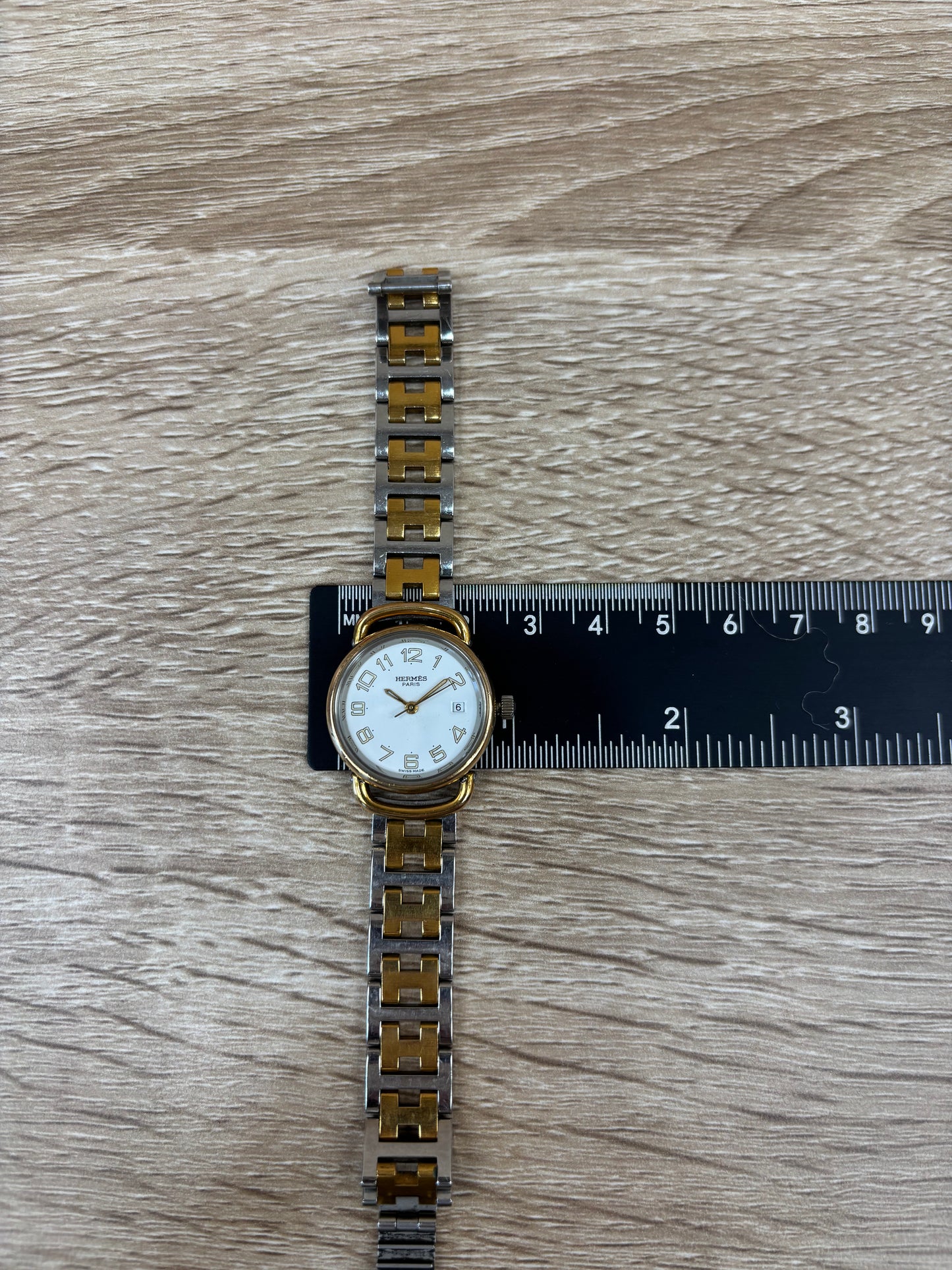 Hermes Gold And Silver Watch