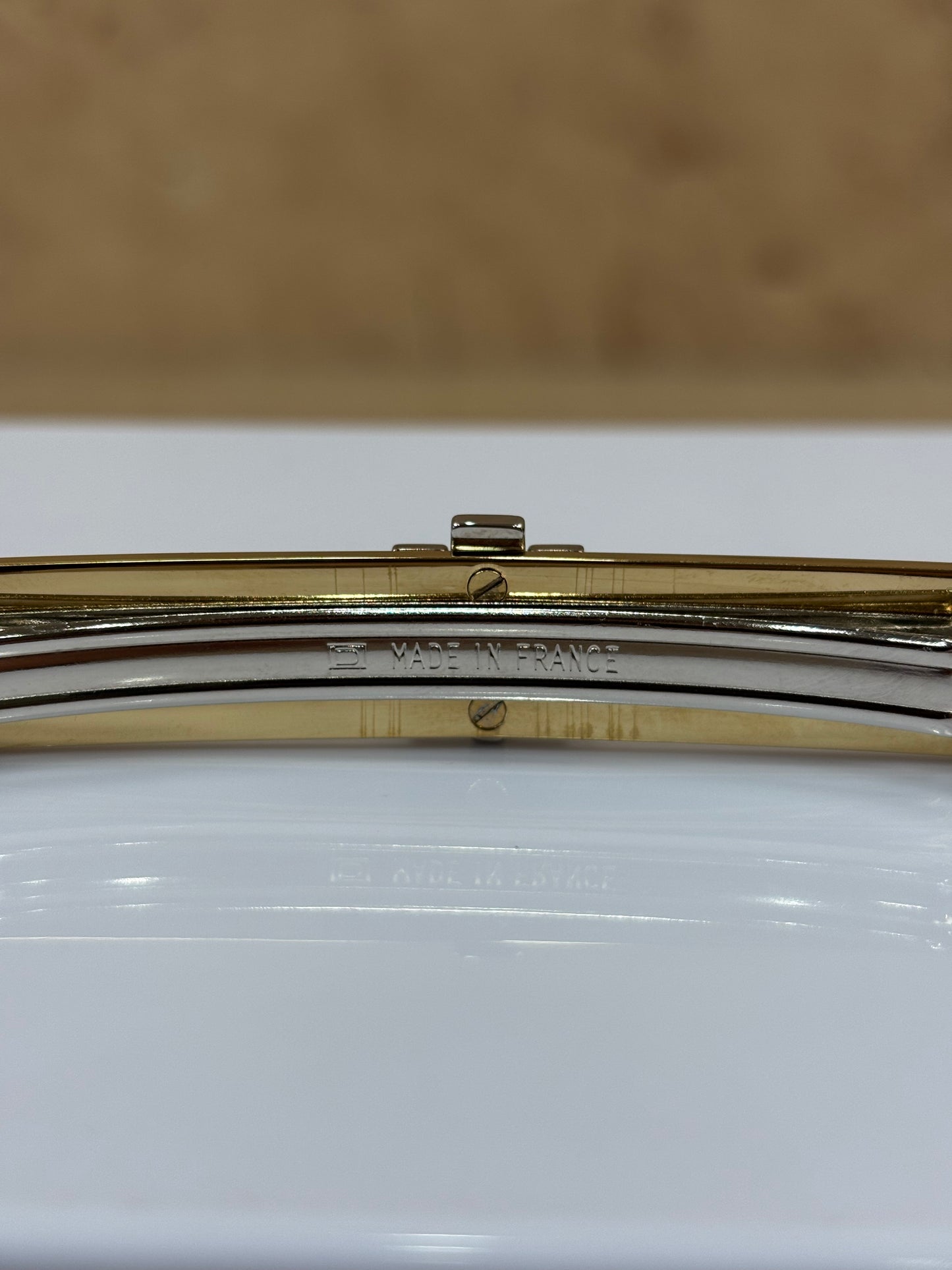 Hermes Gold And Silver Eileen Hair Clip