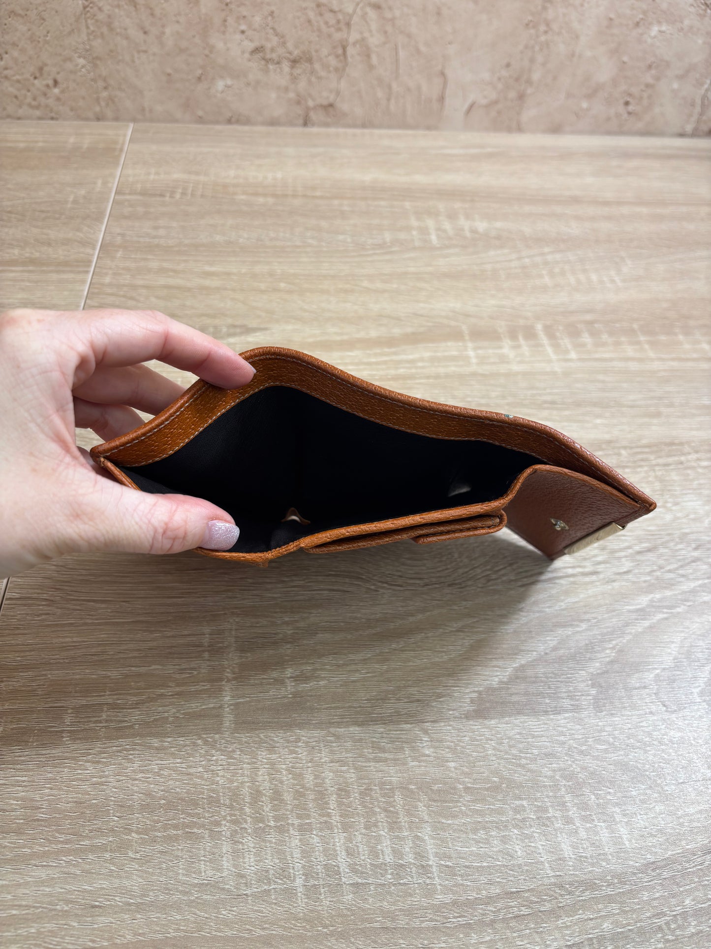 Gucci Brown GG Canvas Compact Wallet