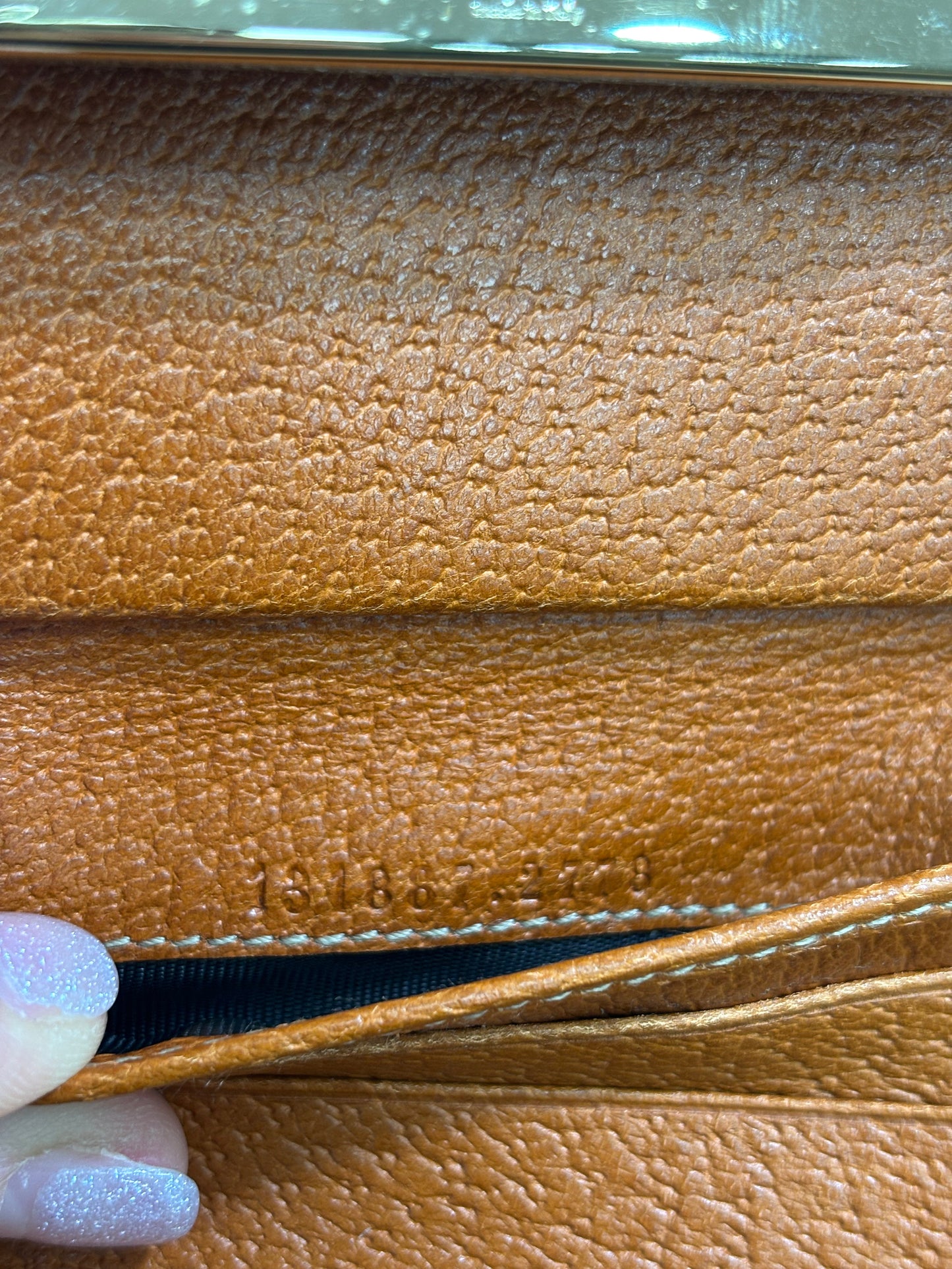 Gucci Brown GG Canvas Compact Wallet