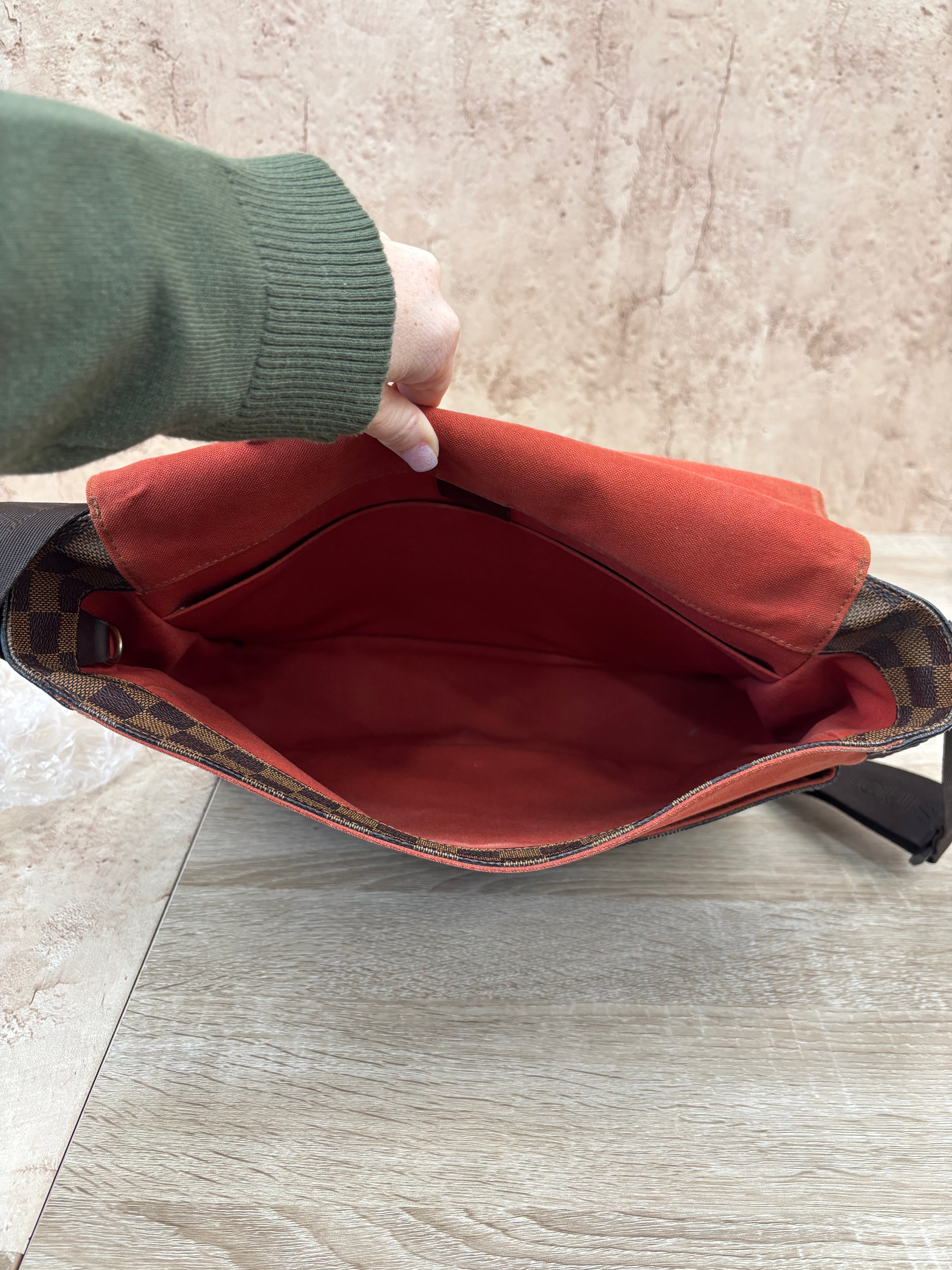 Louis Vuitton Damier Ebene Naviglio Messenger Bag