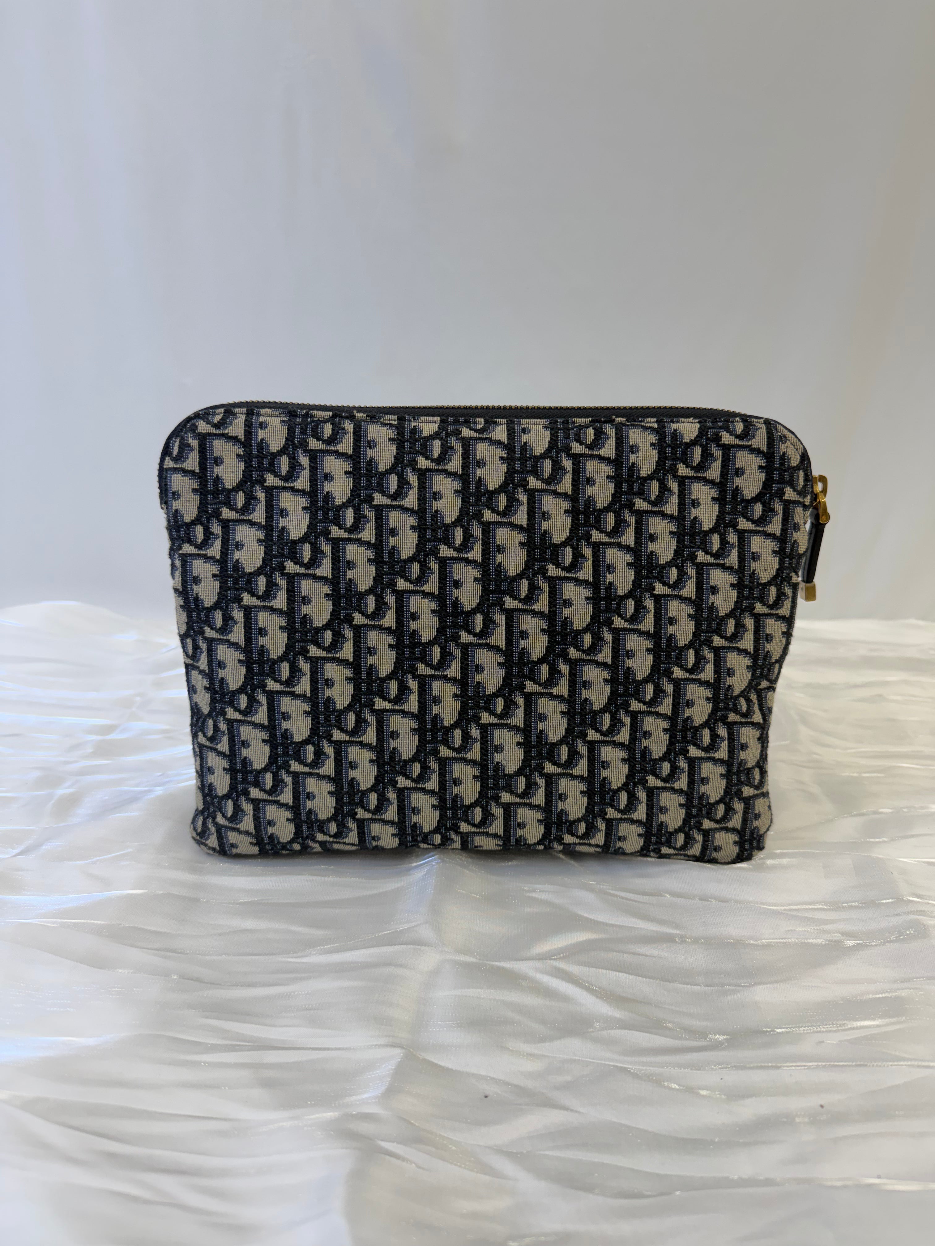 Christian Dior Blue Canvas Oblique Travel Set