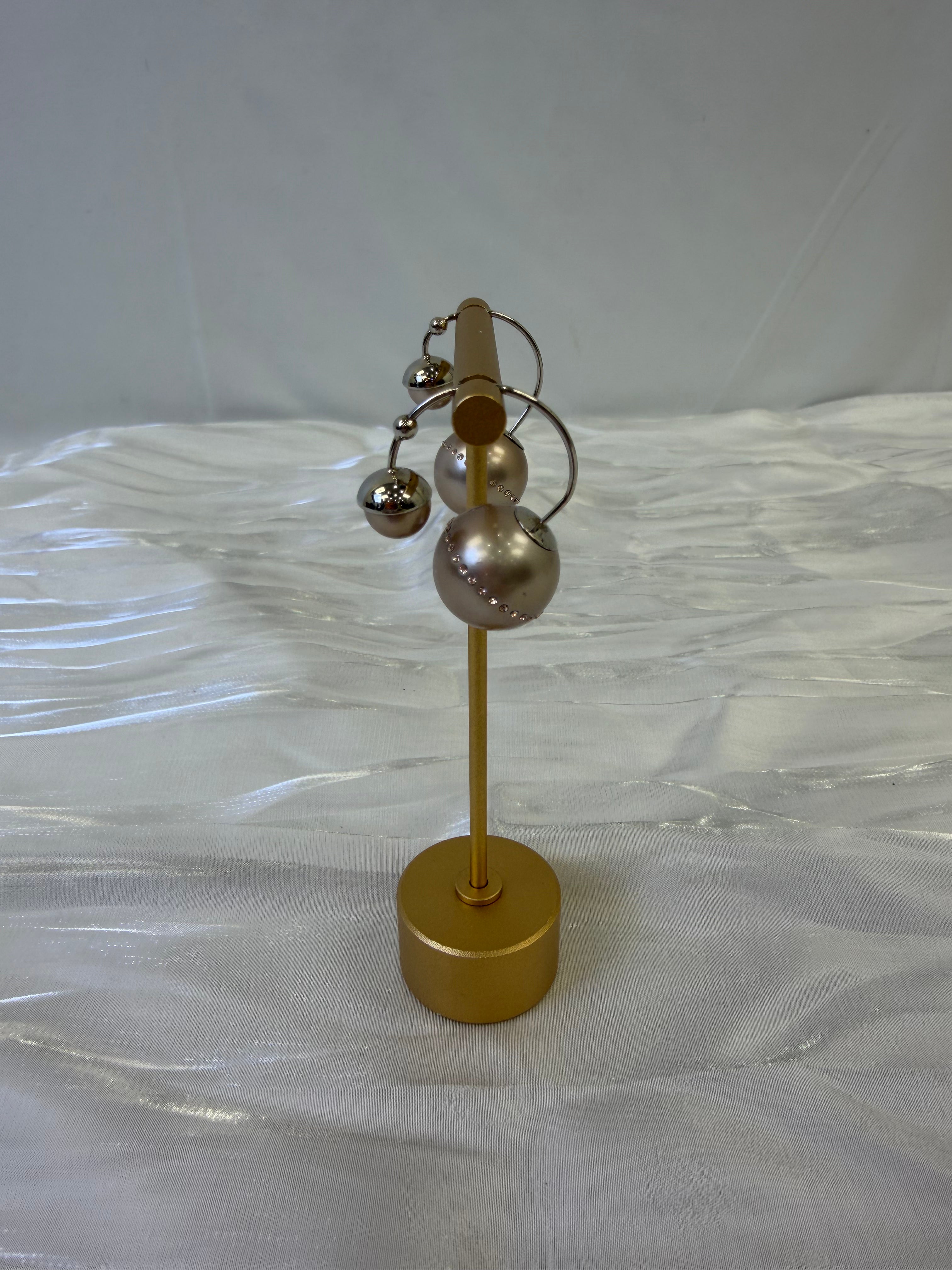 Christian Dior Pink Pearl Orbital Pin Earrings