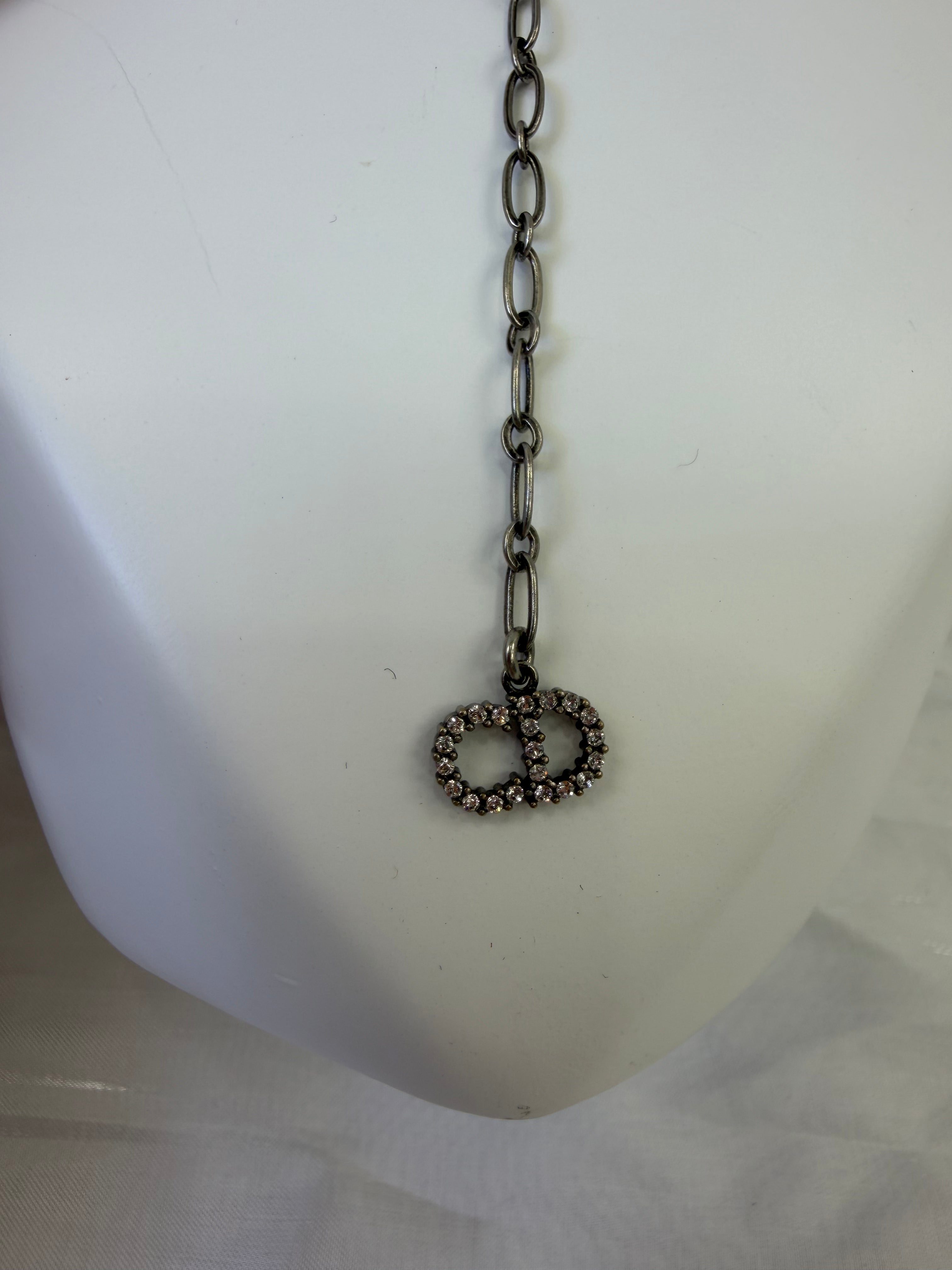 Christian Dior Black Velvet J’Adior Choker Necklace