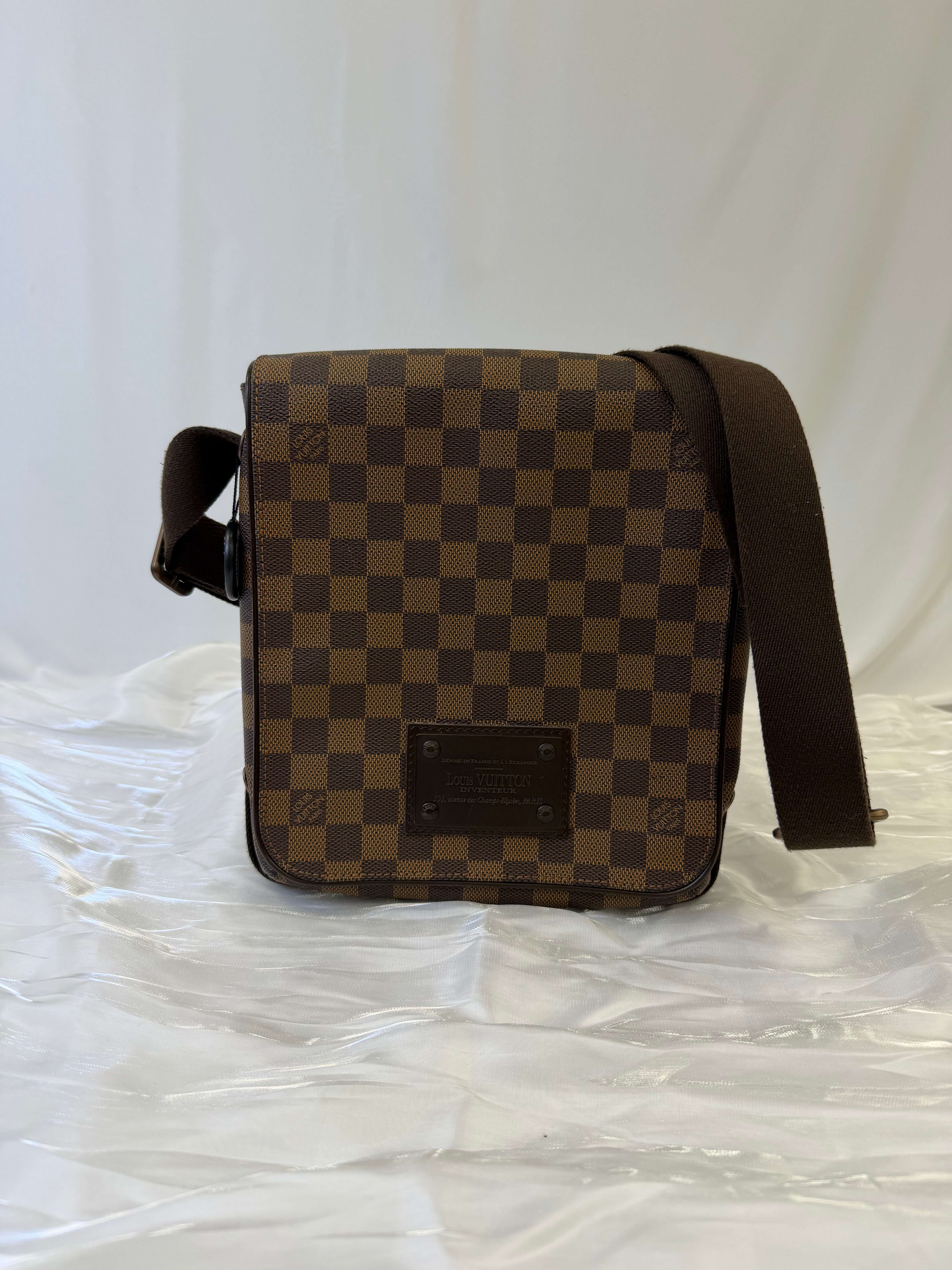 Louis Vuitton Damier Ebene Brooklyn PM Messenger Bag