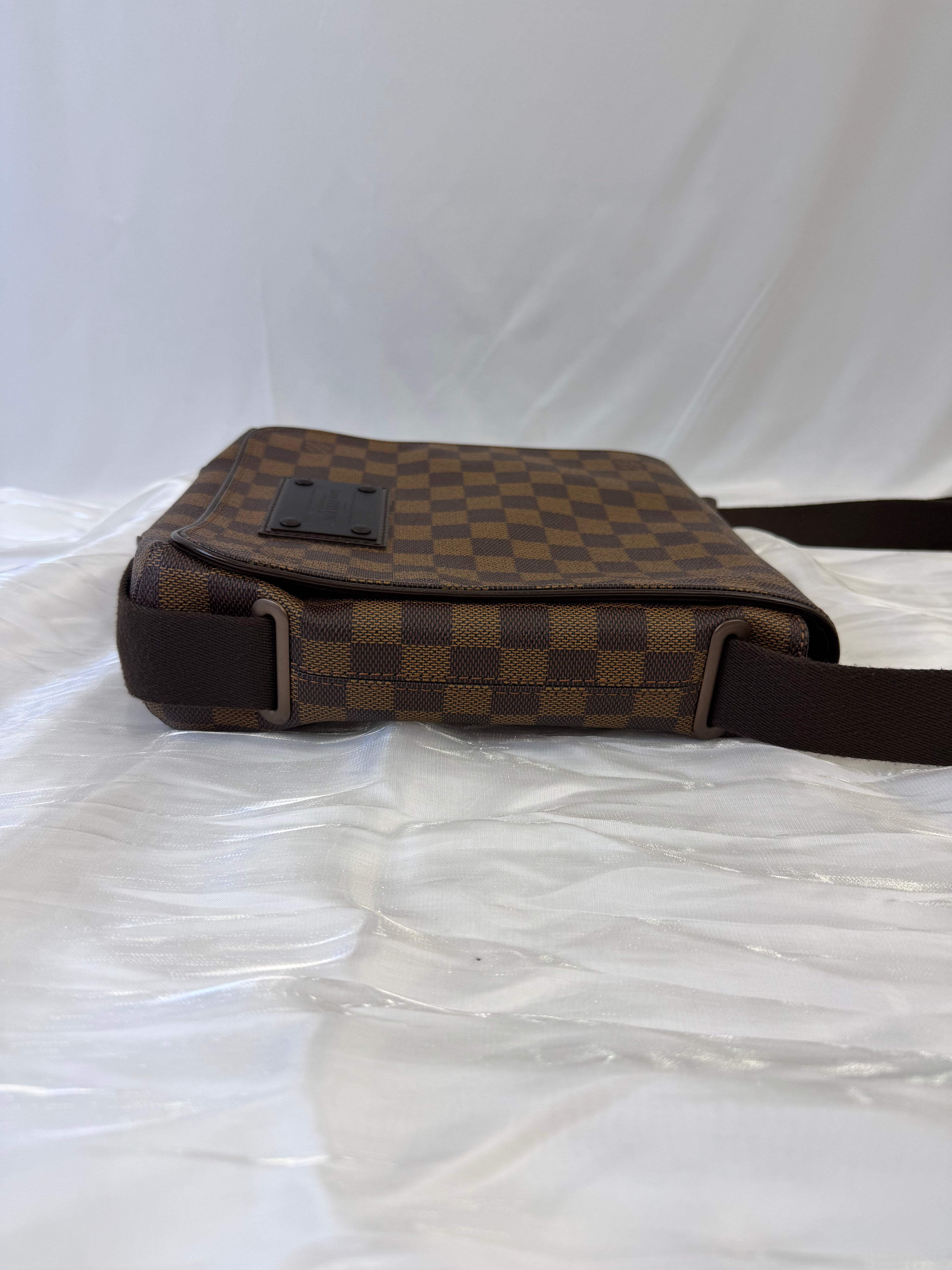 Louis Vuitton Damier Ebene Brooklyn PM Messenger Bag