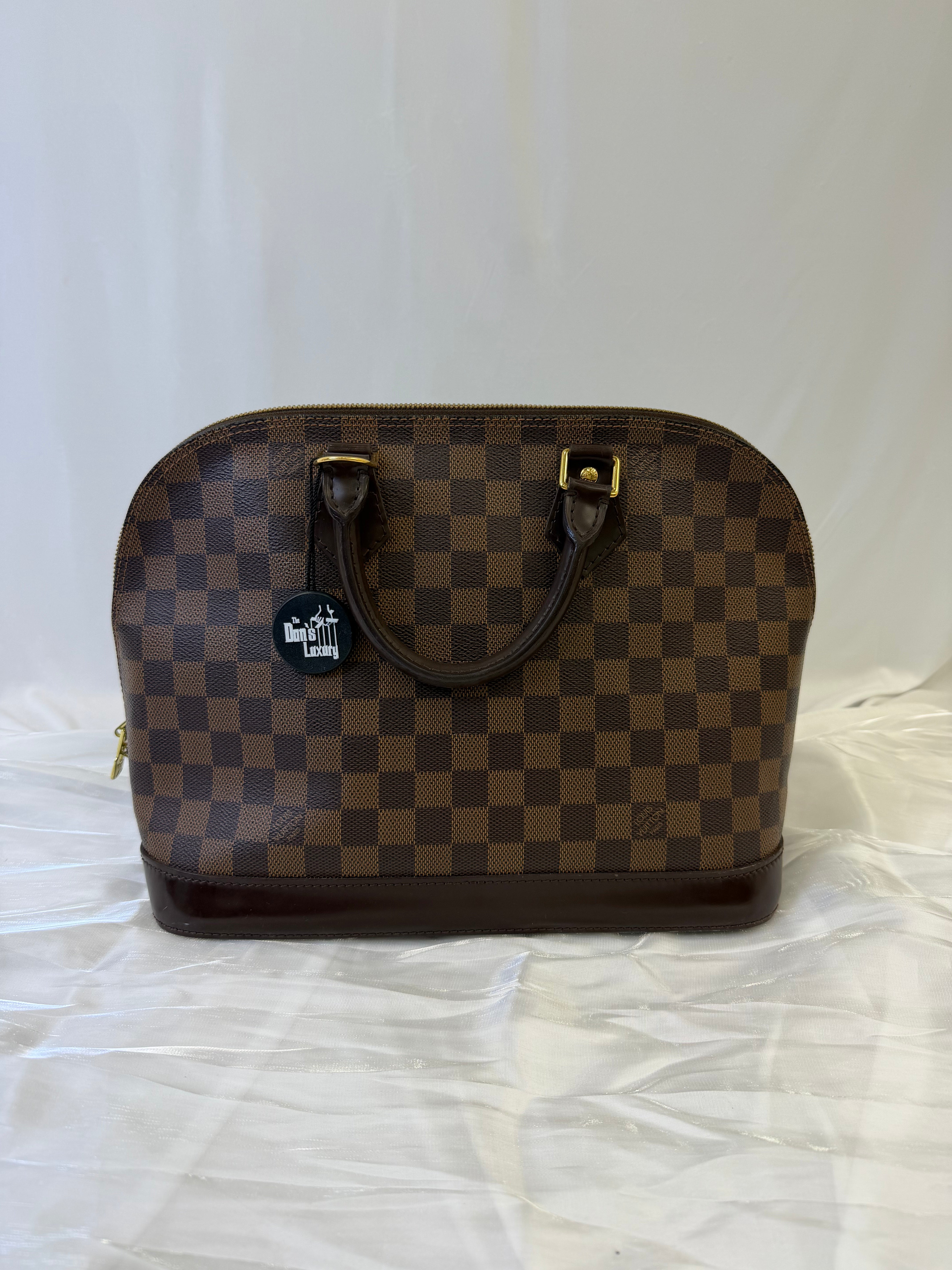 Louis Vuitton Damier Ebene Alma PM Bag