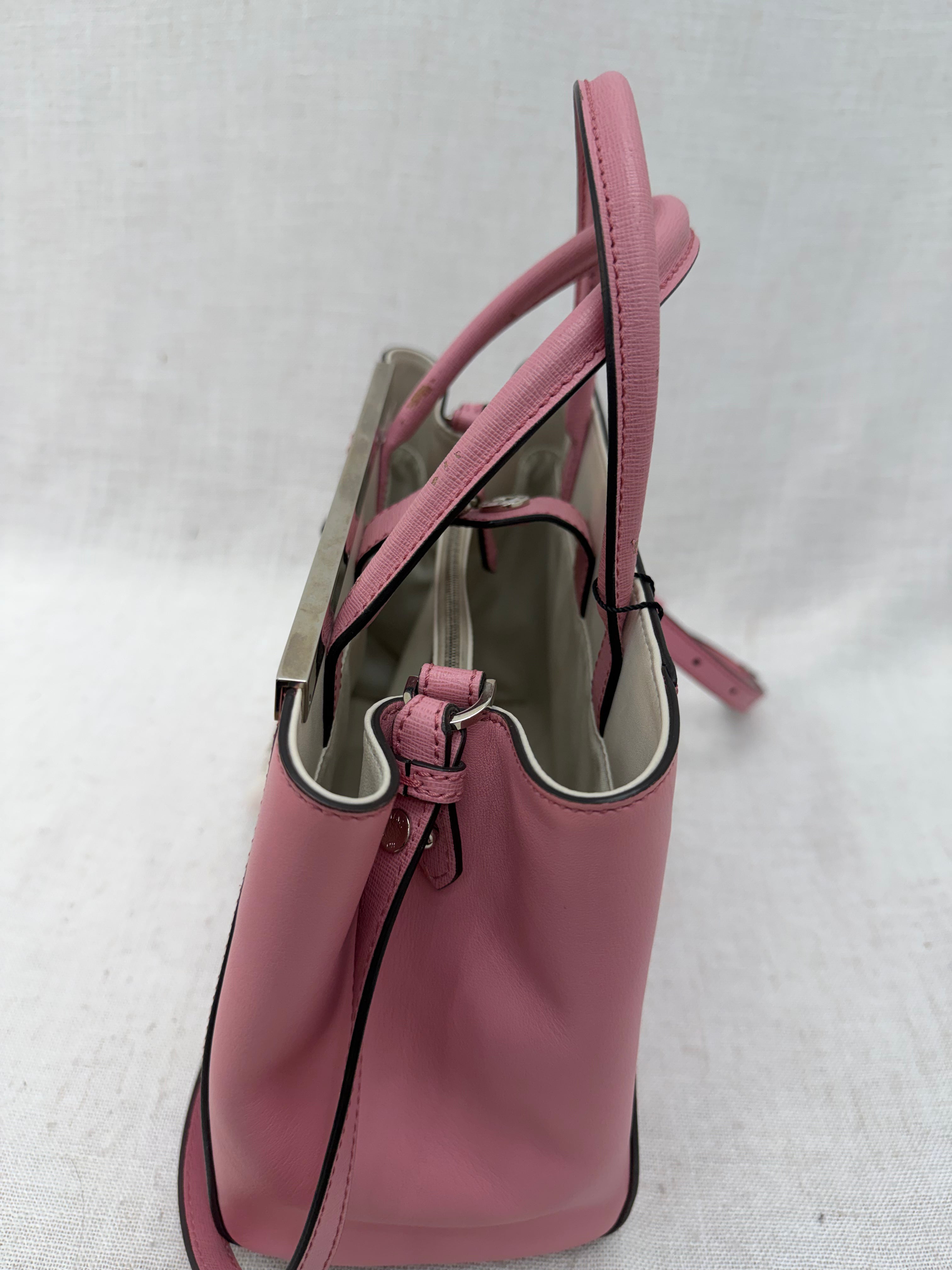 Fendi Pink Leather Petite 2Jours Monster Tote Bag