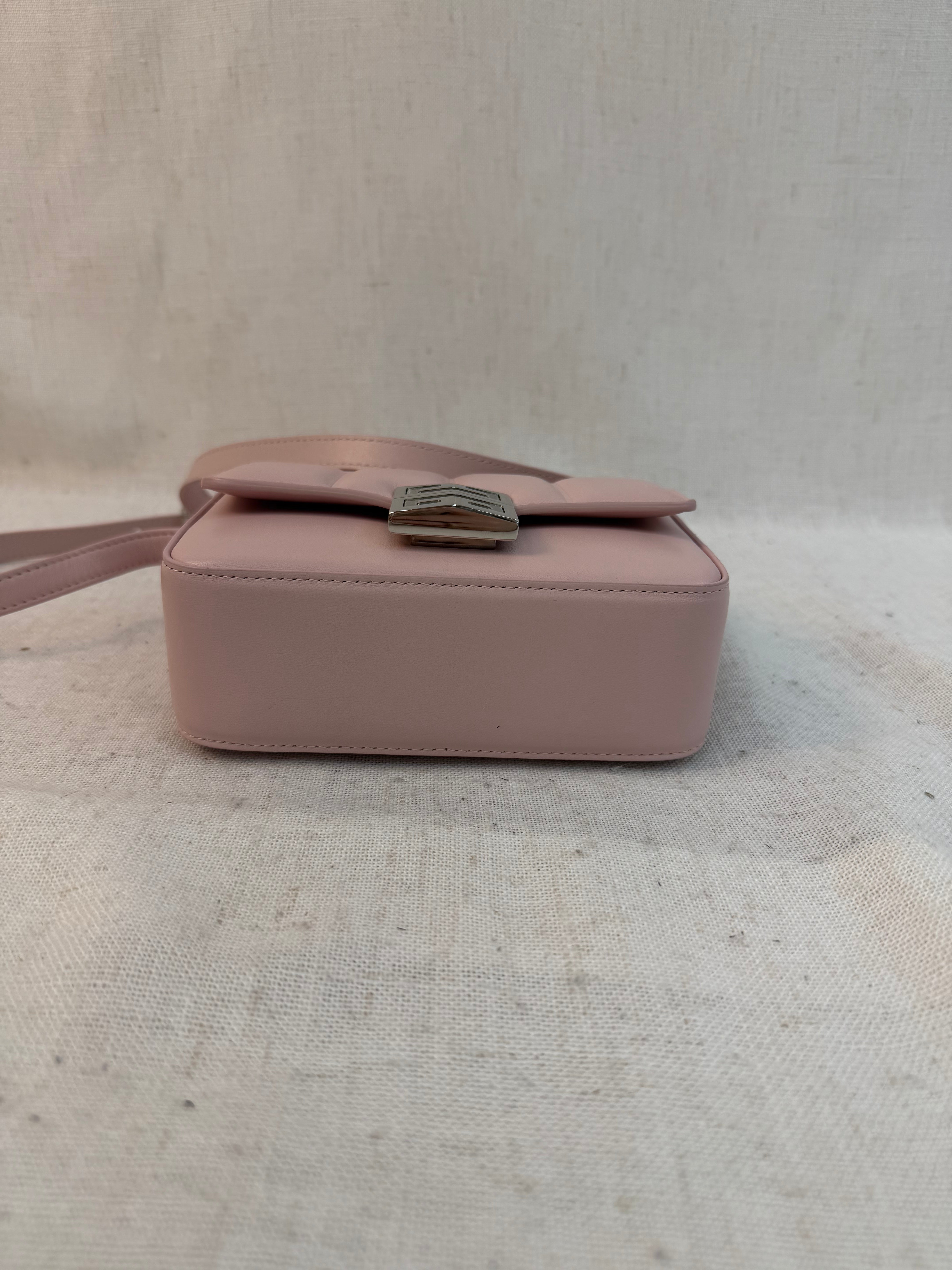 LIKE NEW - Givenchy Light Pink Leather Small 4G Crossbody Bag