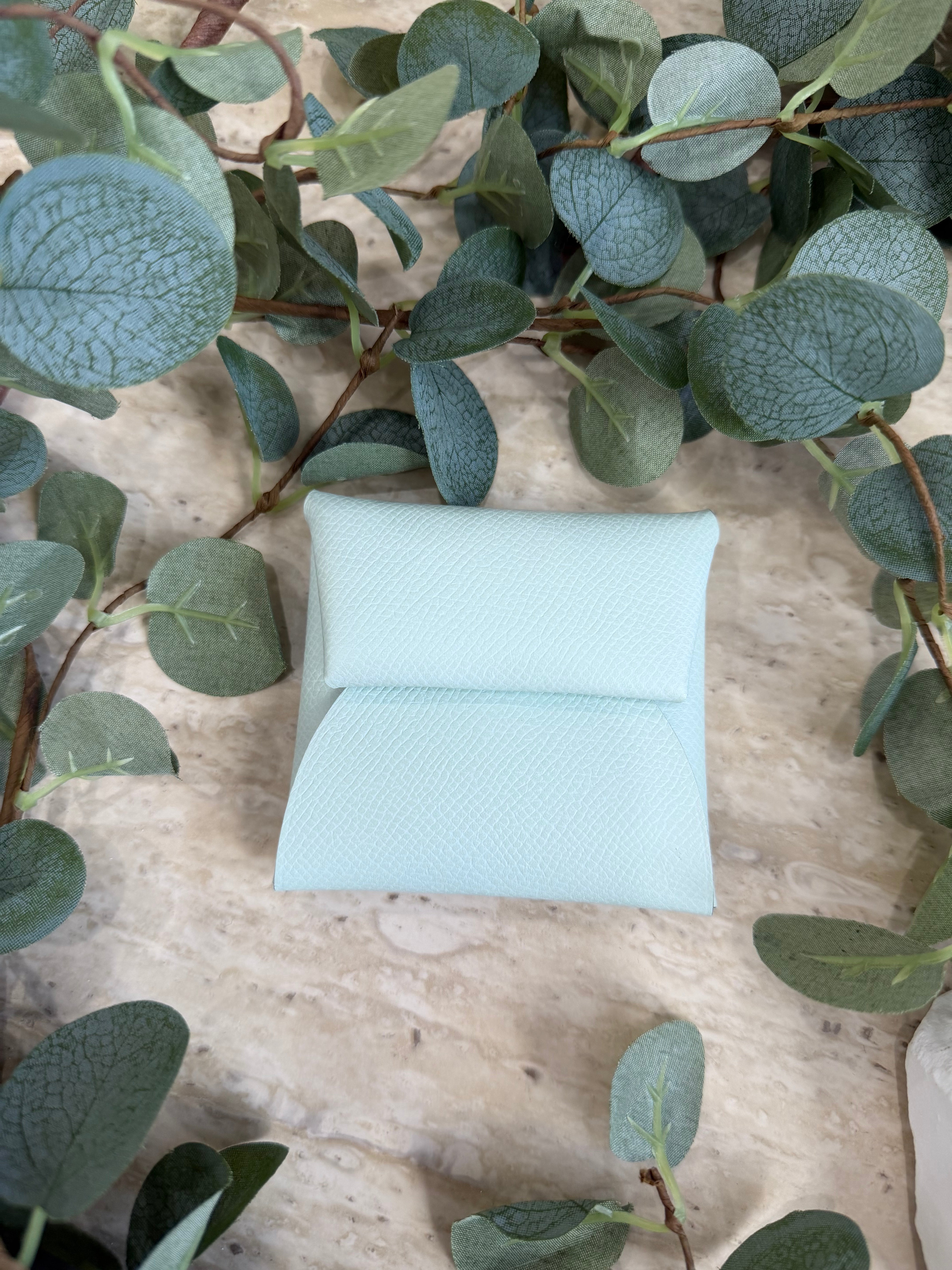 LIKE NEW- Hermes Vert Peppermint Epsom Bastia Coin Purse