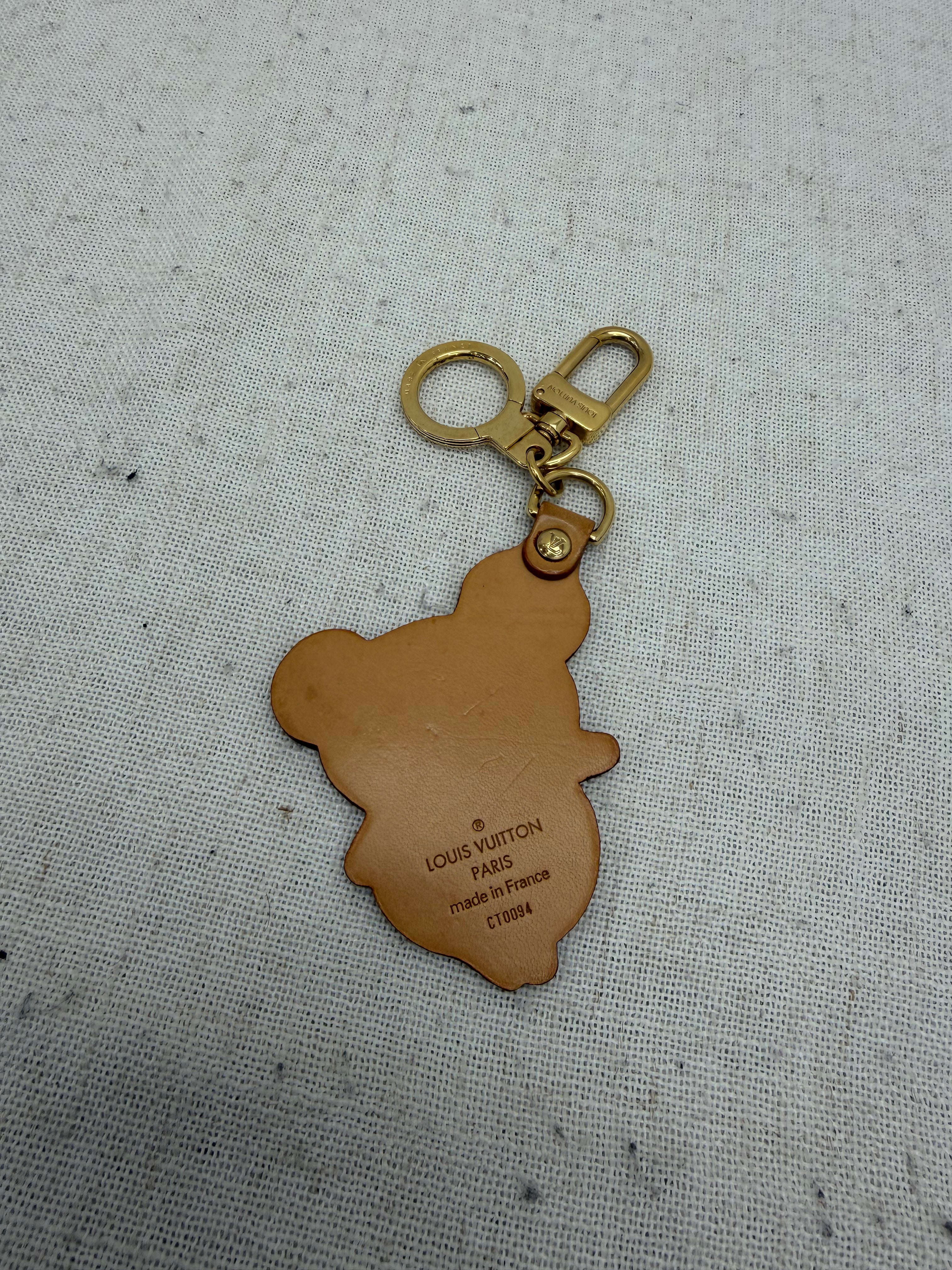 Louis Vuitton x Murakami Vachetta Leather Panda Bag Charm