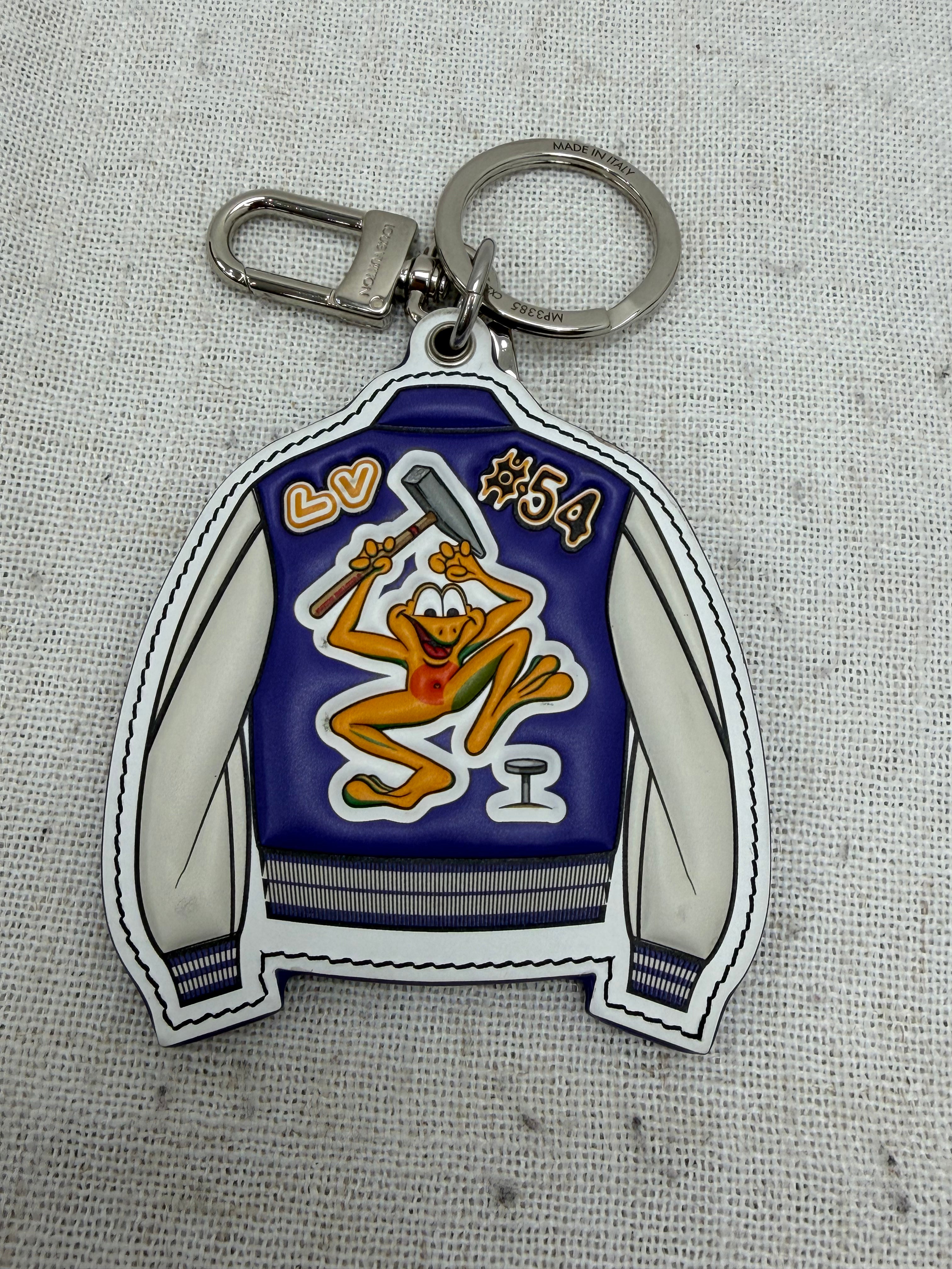 Louis Vuitton Calfskin LV Varsity Jacket Bag Charm