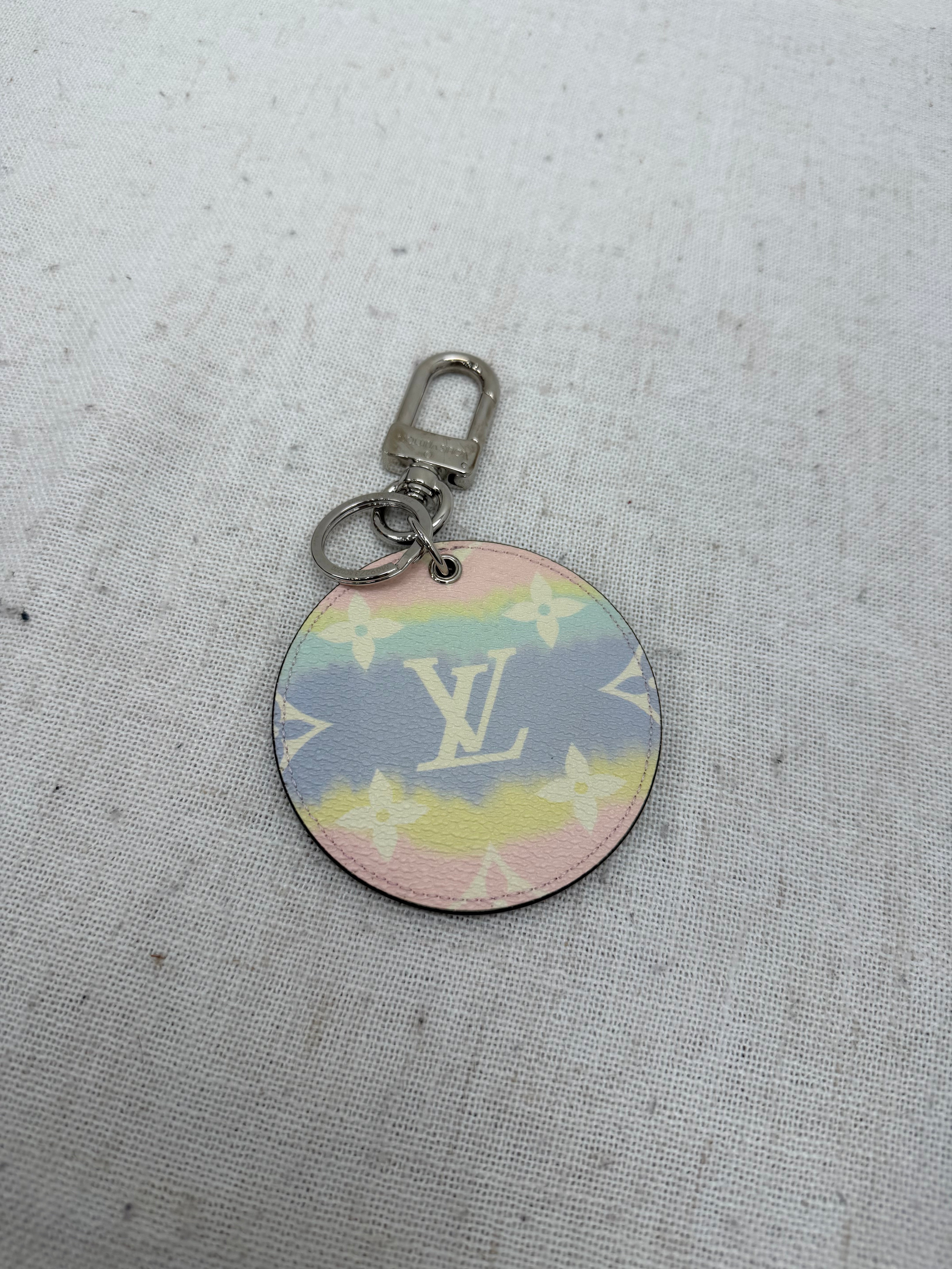 Louis Vuitton Pink Escale Monogram Circle Bag Charm