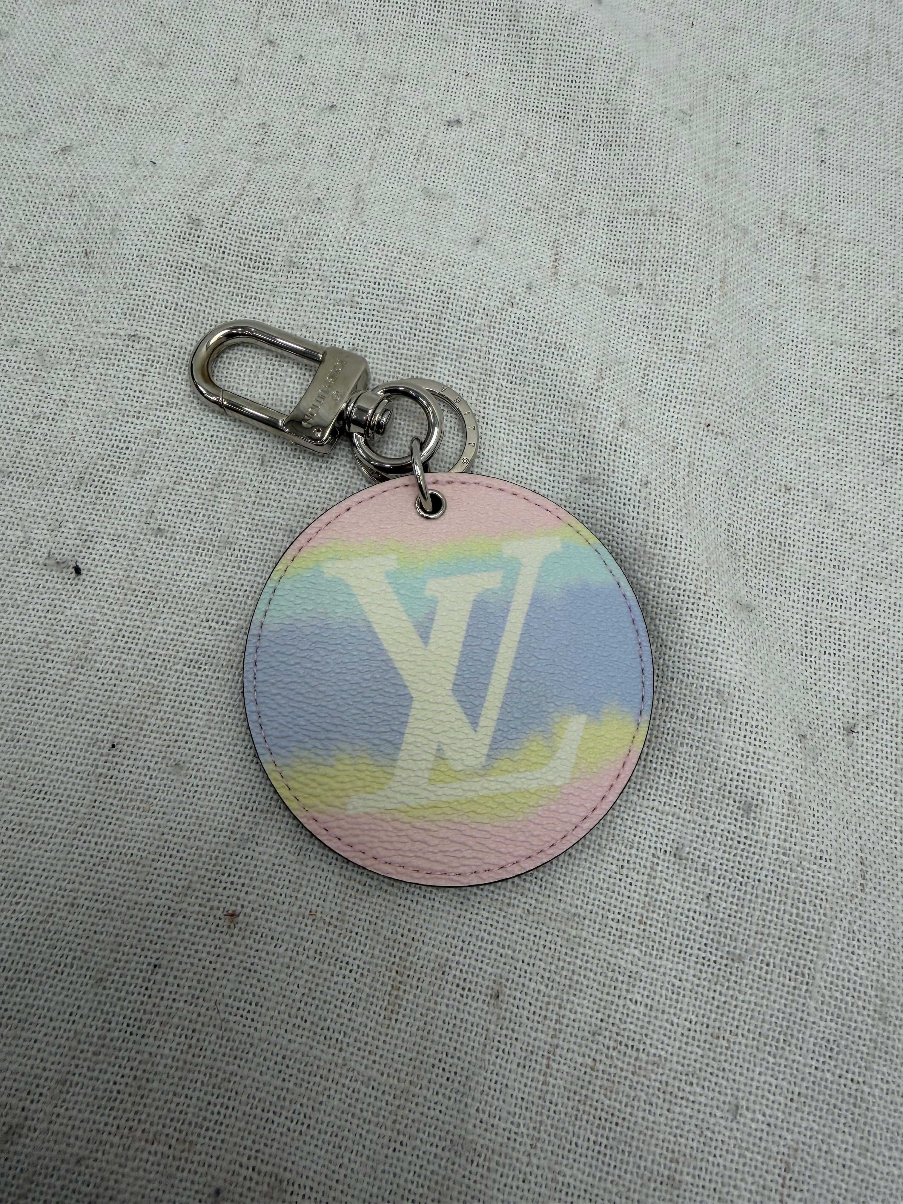 Louis Vuitton Pink Escale Monogram Circle Bag Charm