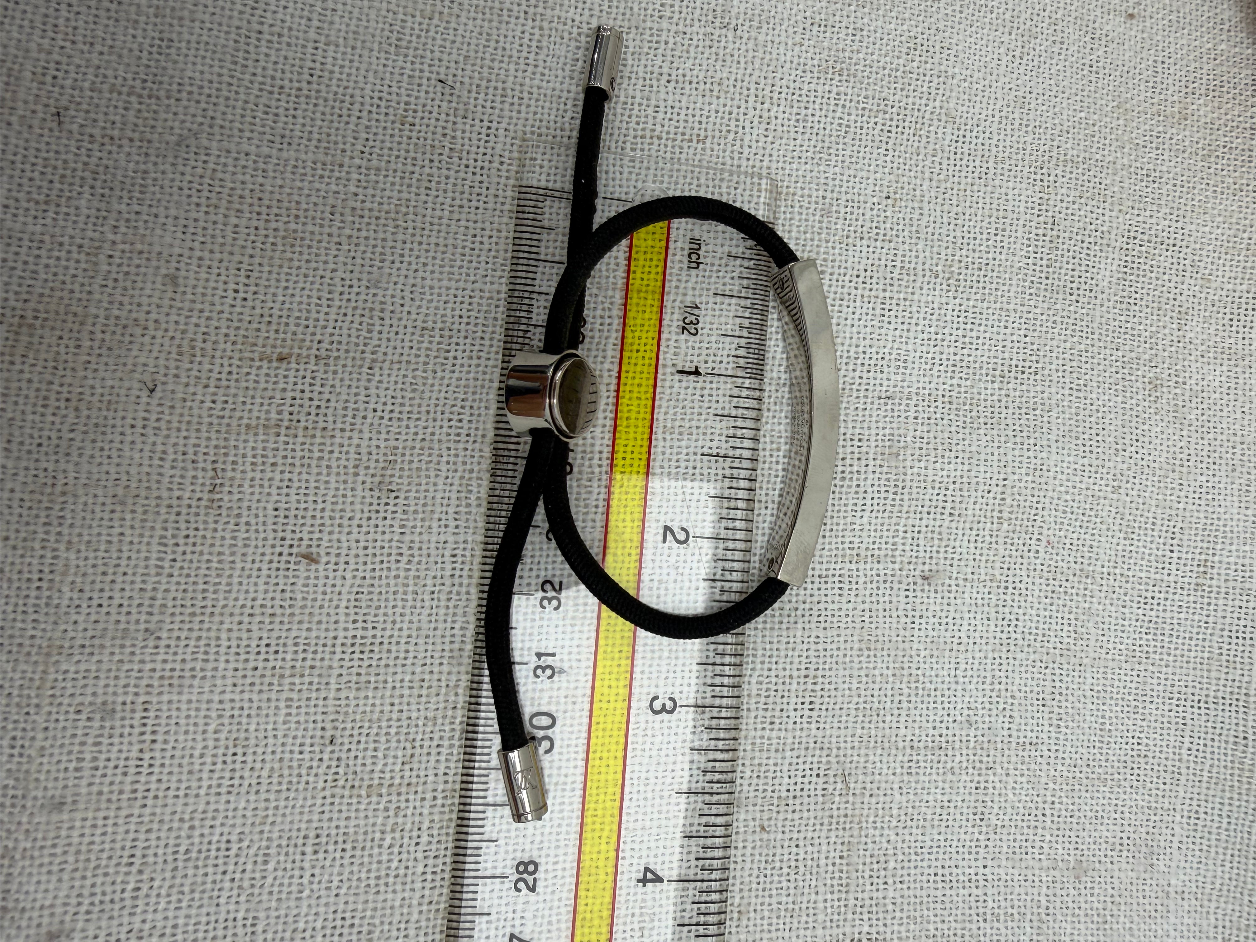 Louis Vuitton Black Nylon LV Space Bracelet