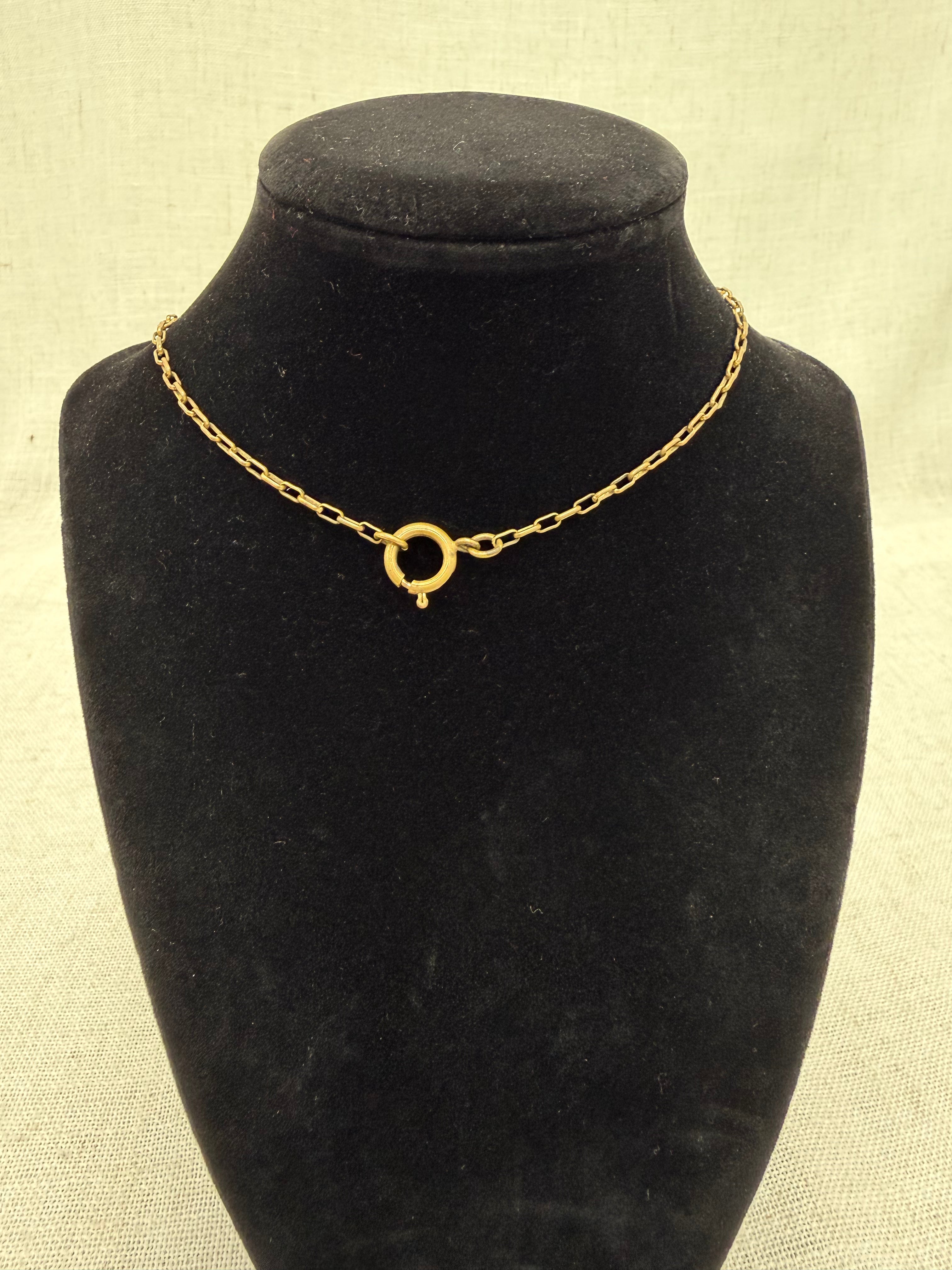 Chanel Vintage Gold Tone Sunburst Necklace