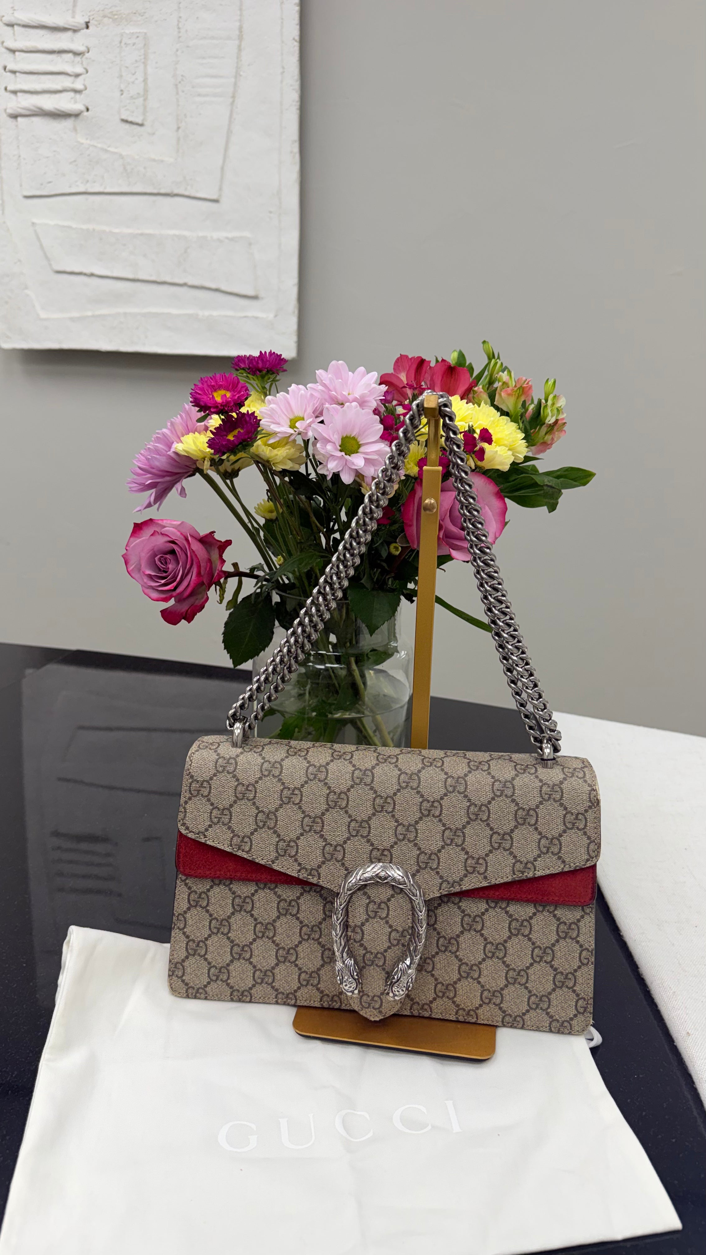*DONS DROP* Gucci GG Supreme Monogram Dionysus Shoulder Bag