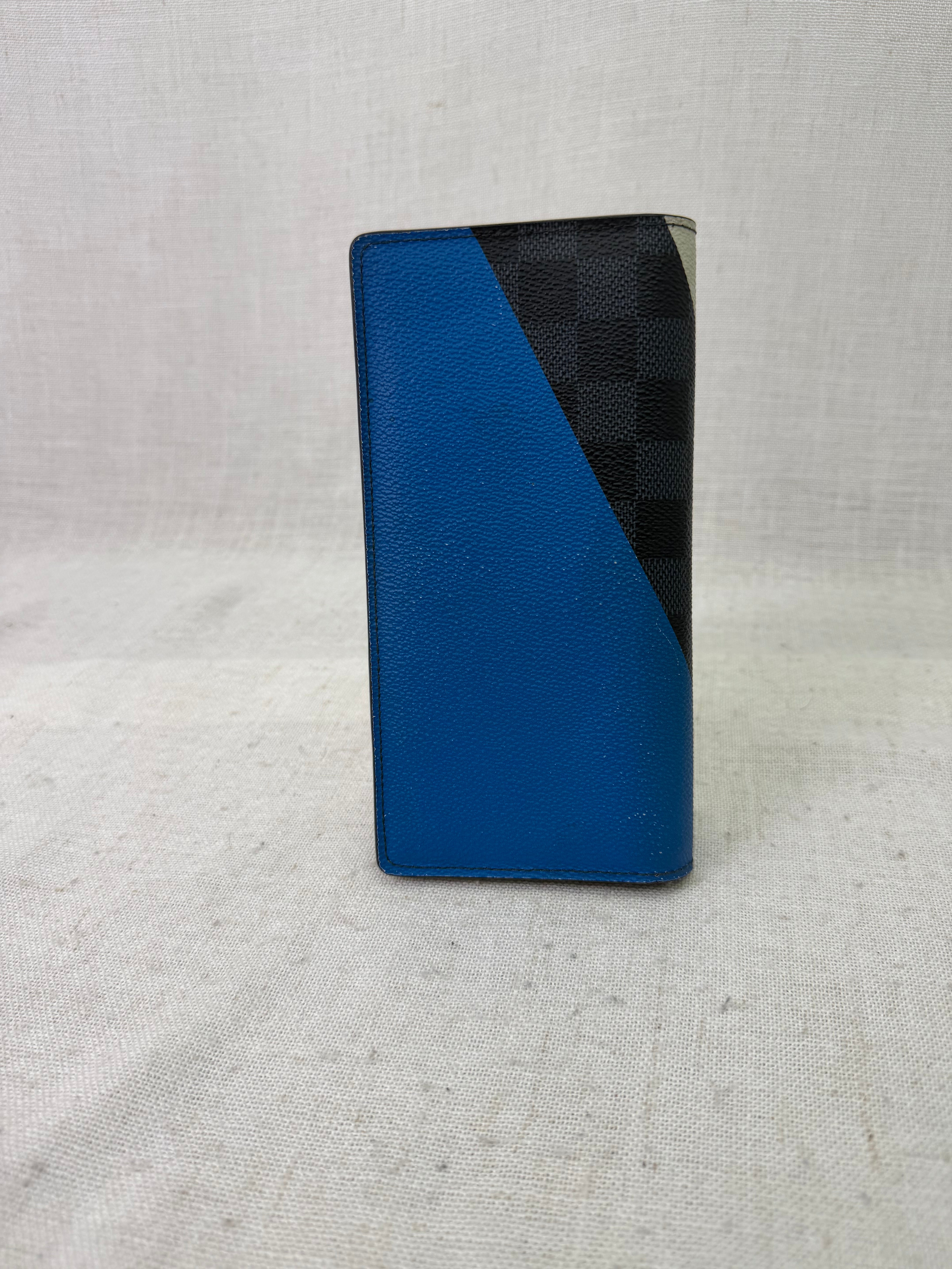 Louis Vuitton Damier Cobalt Americas Cup Brazza Wallet