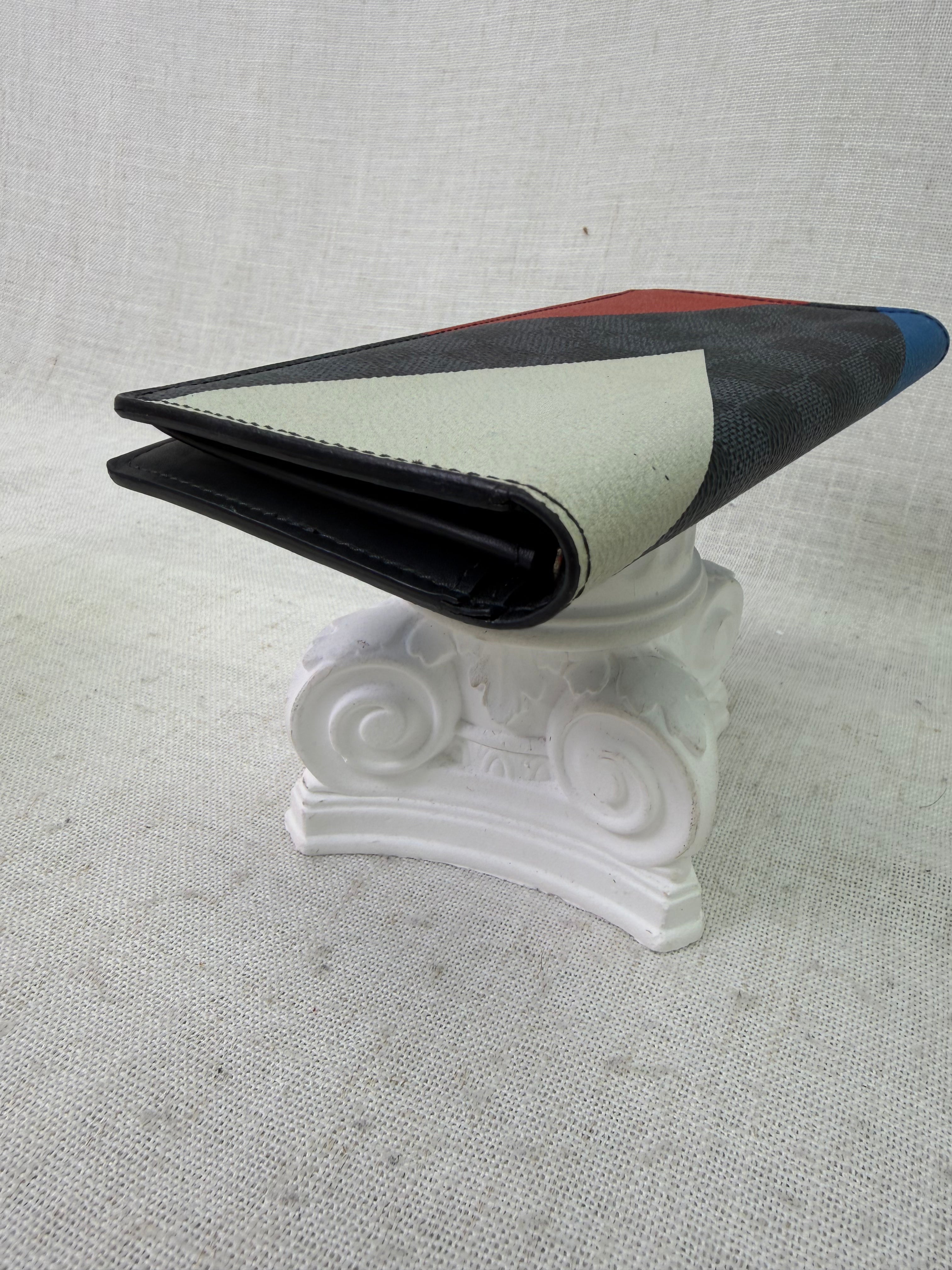 Louis Vuitton Damier Cobalt Americas Cup Brazza Wallet