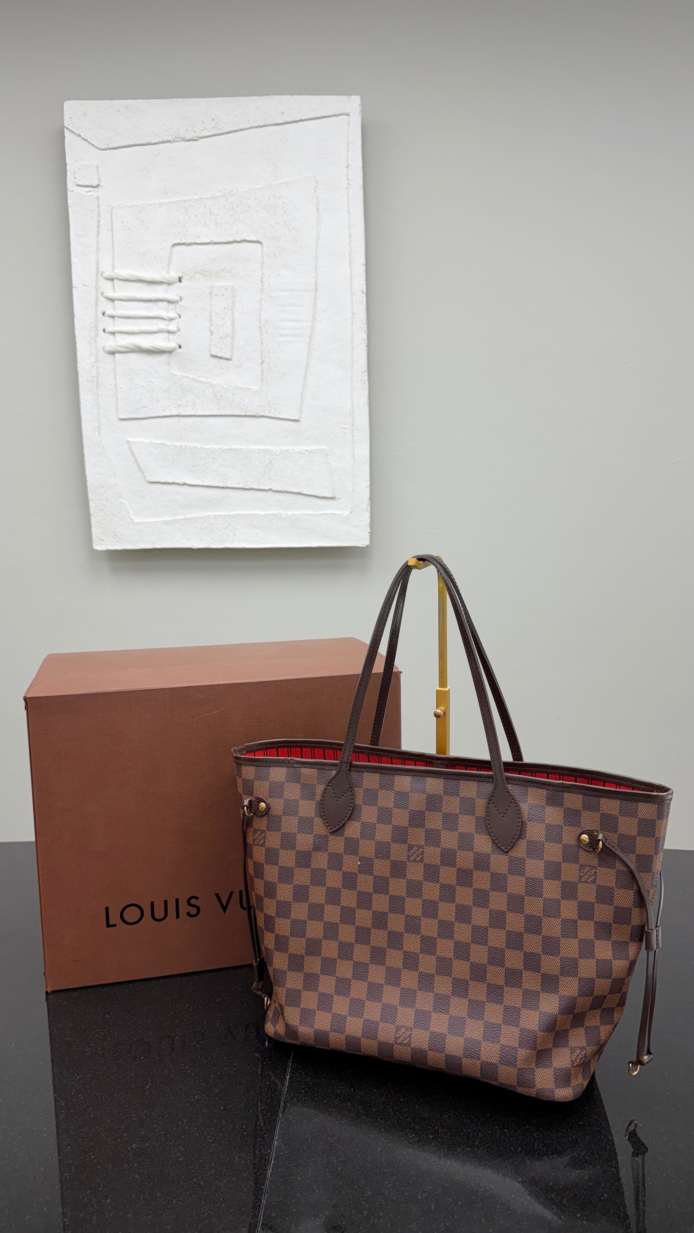 *DONS DROP* Louis Vuitton Damier Ebene Neverfull MM Tote Bag