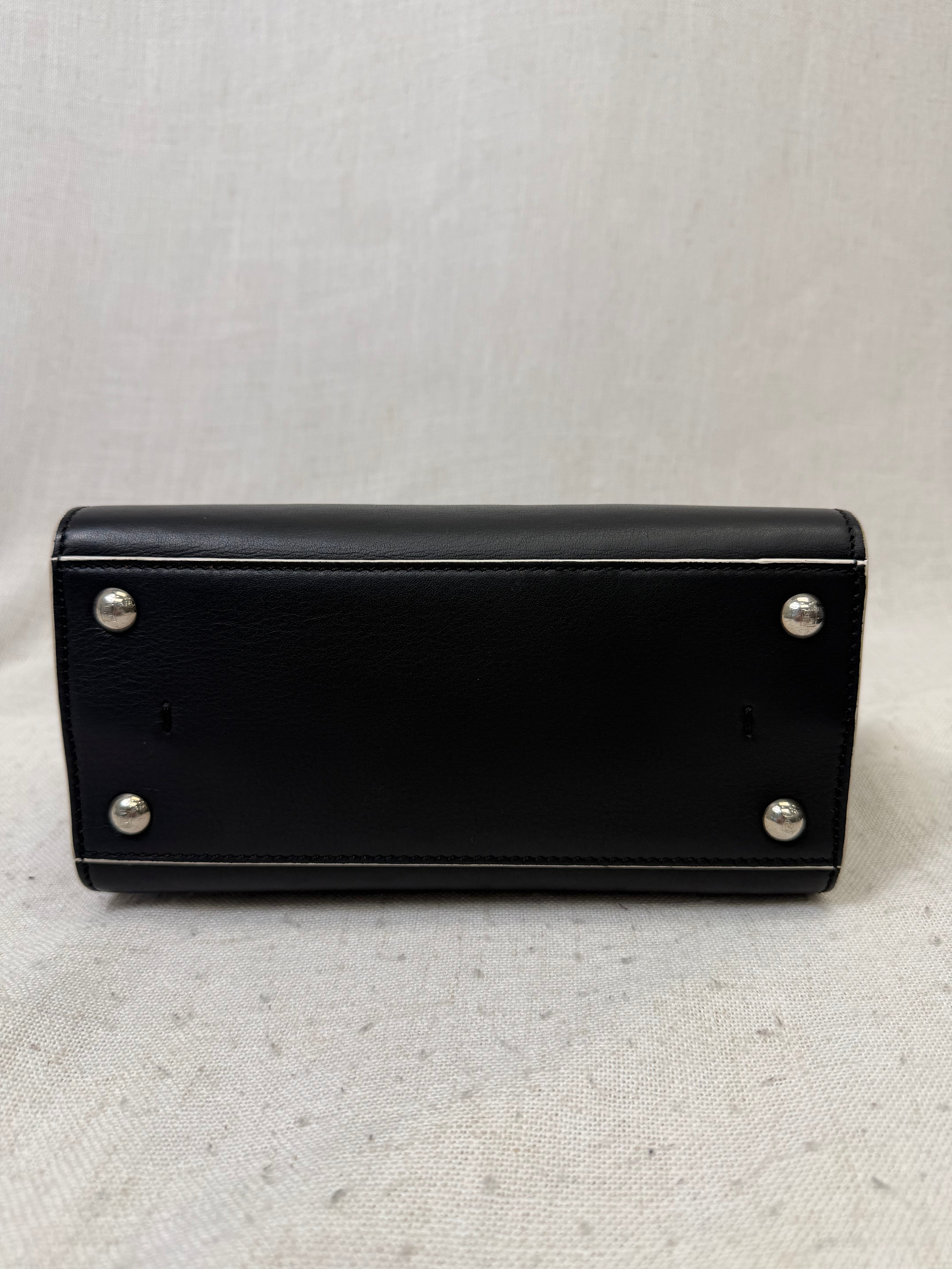 Fendi Black Leather Mini 3Jours Bag