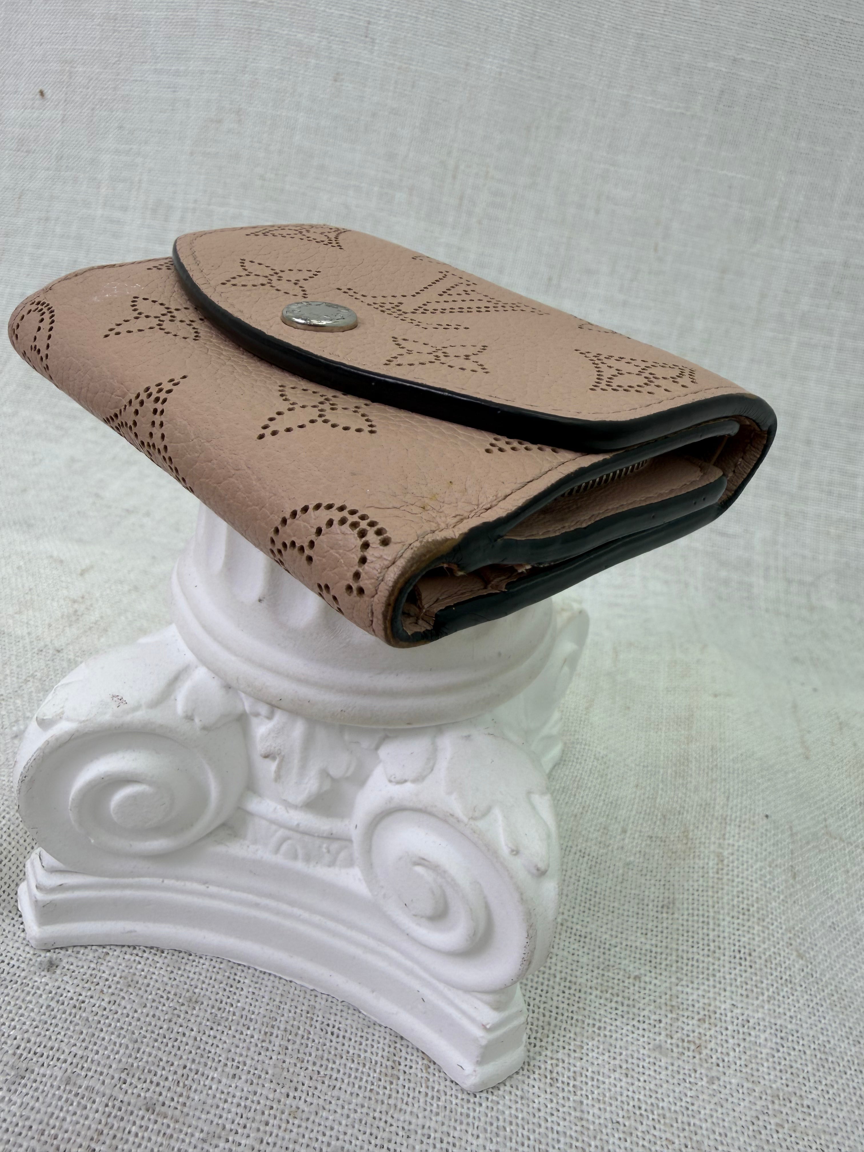 Louis Vuitton Dusty Rose Mahina Iris XS Wallet