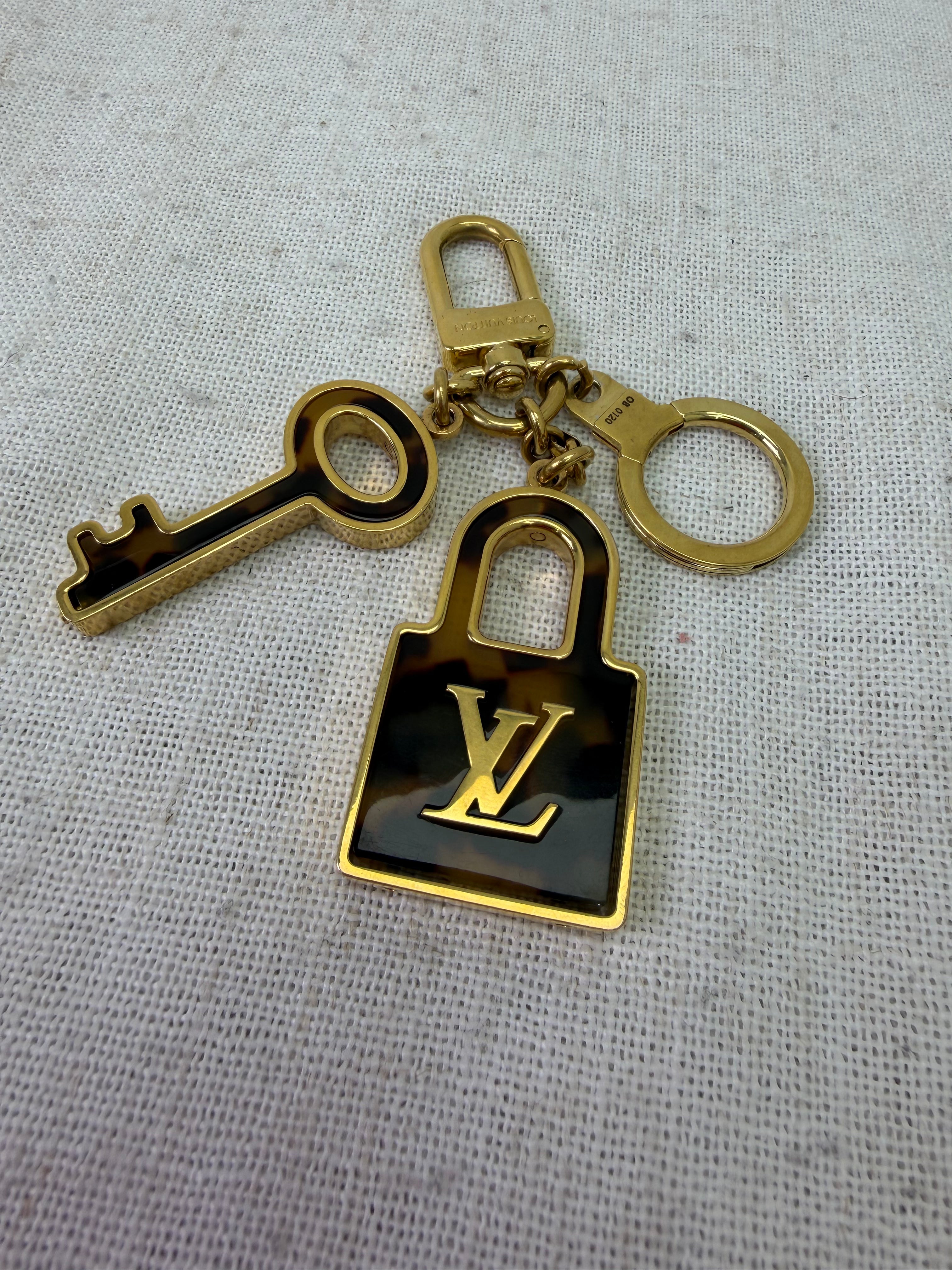 Louis Vuitton Lock & Key Bag Charm